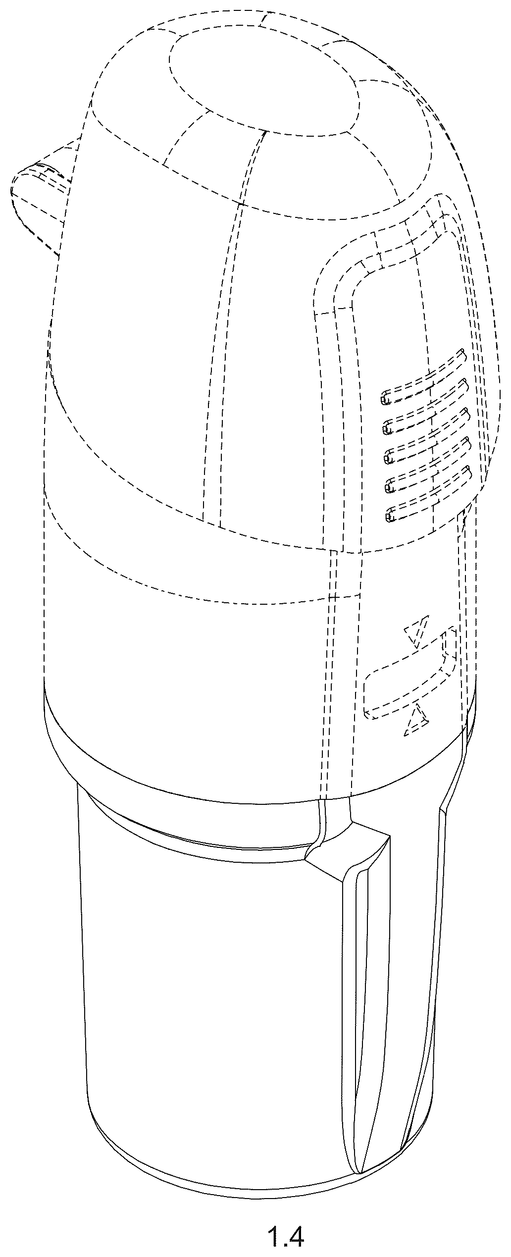 Patent USD1125529 Figure 4 – Inhaler