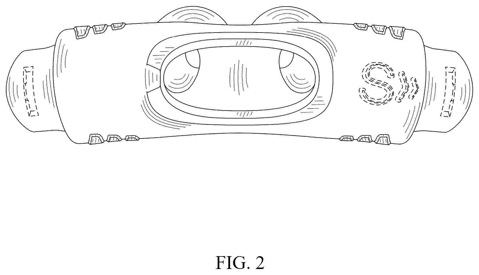 Patent USD1125530 Figure 2 – Mask