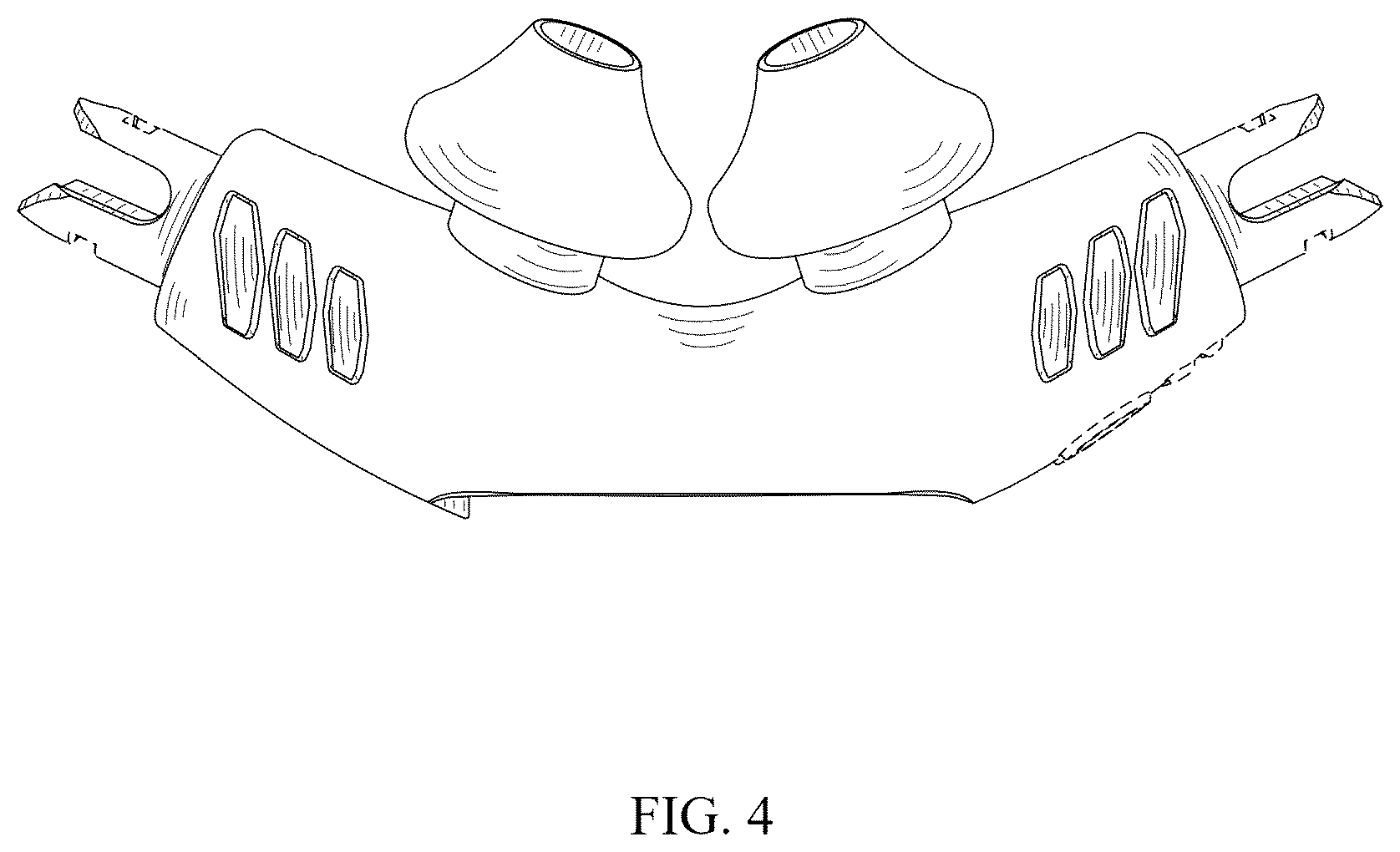 Patent USD1125530 Figure 4 – Mask