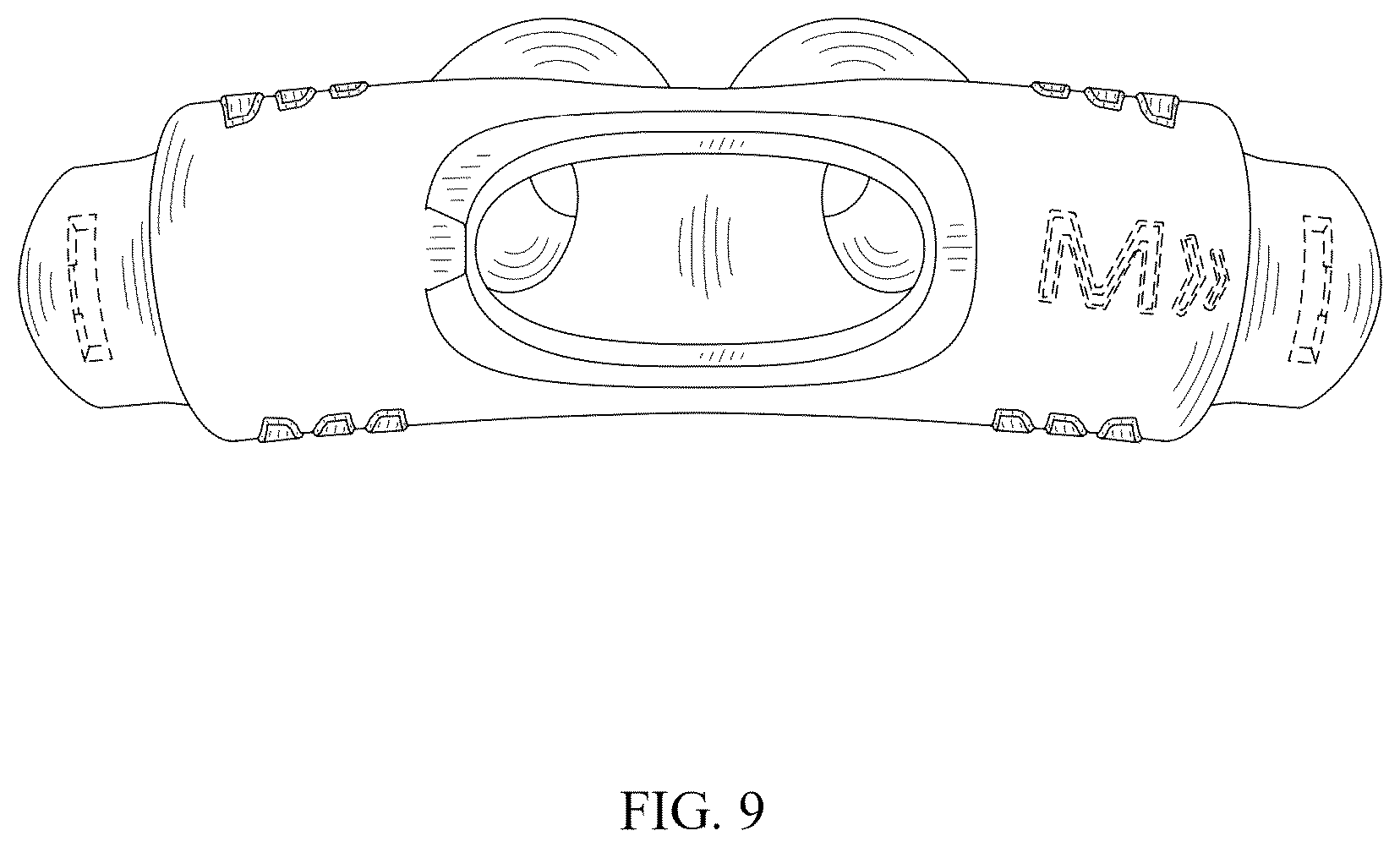 Patent USD1125530 Figure 9 – Mask