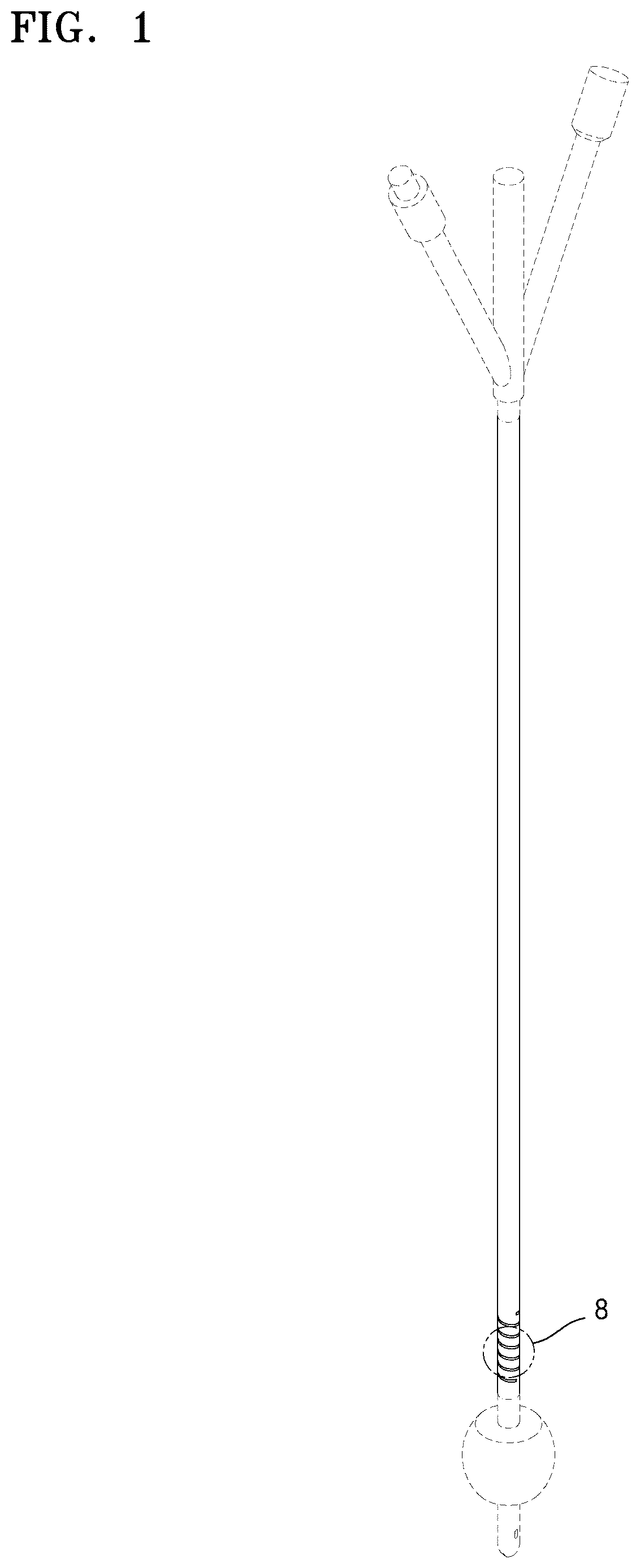 Patent USD1125535 Figure 1 – Catheter