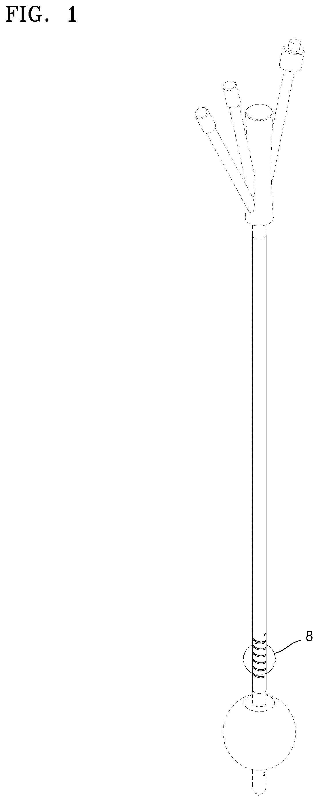 Patent USD1125536 Figure 1 – Catheter