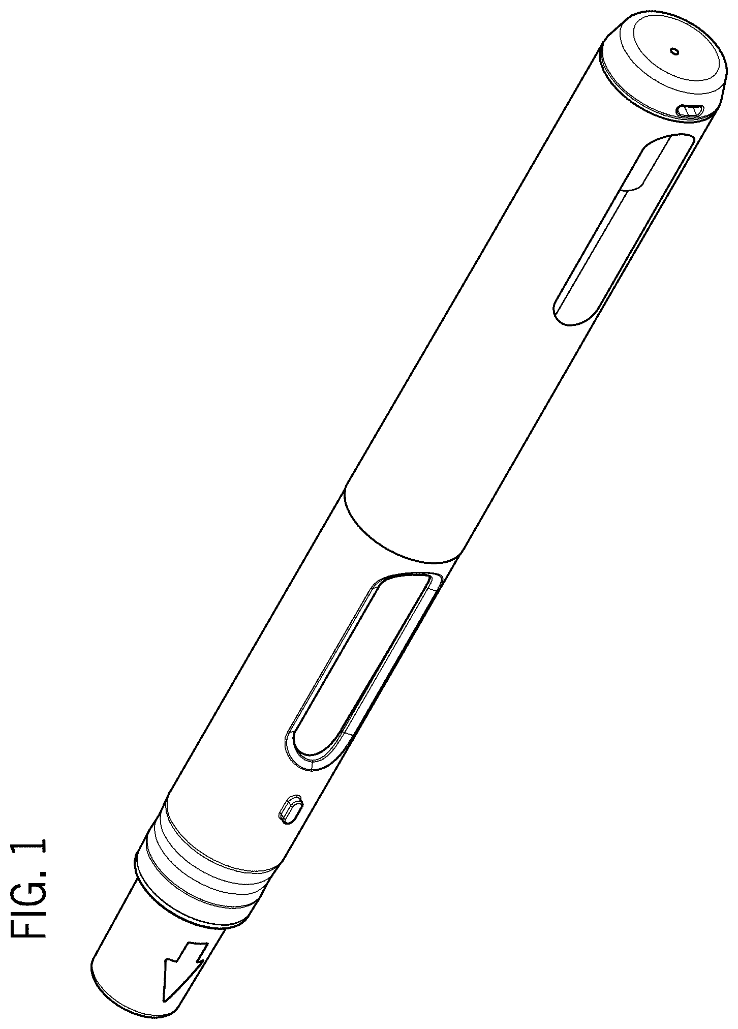 Patent USD1125538 Figure 1 – Medicine injector
