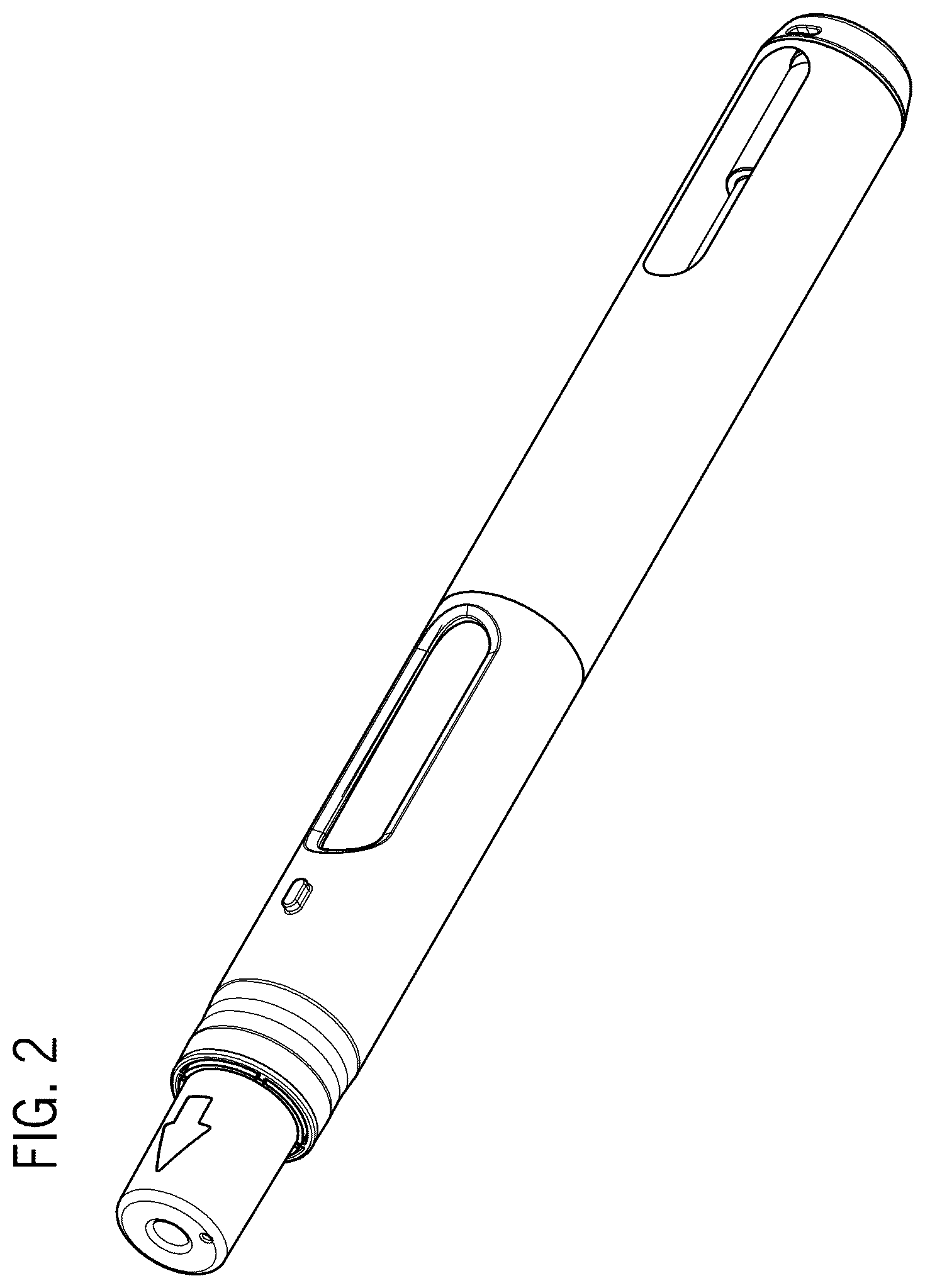 Patent USD1125538 Figure 2 – Medicine injector