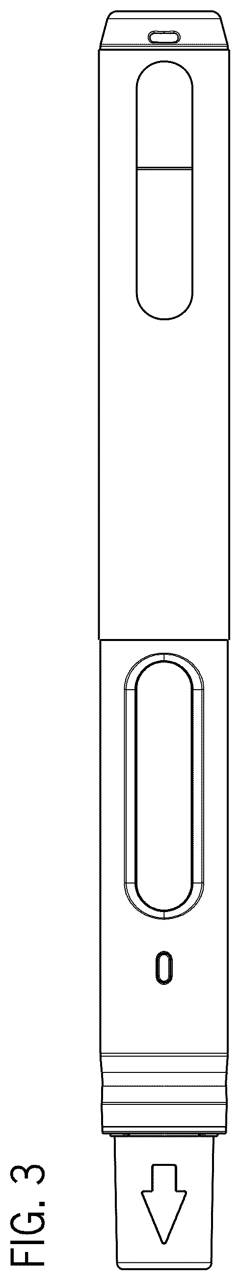 Patent USD1125538 Figure 3 – Medicine injector