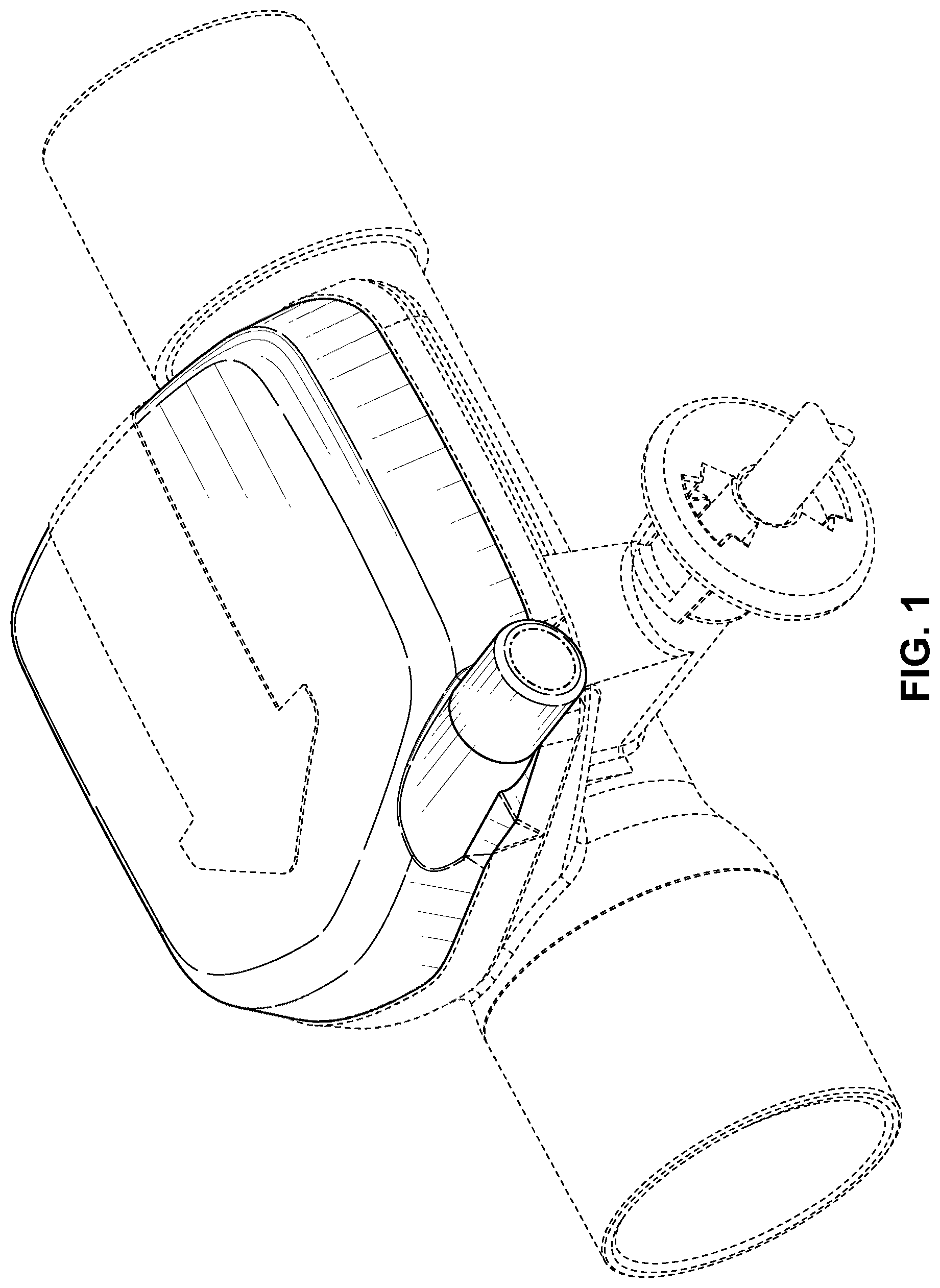 Patent USD1125542 Figure 1 – Injector module