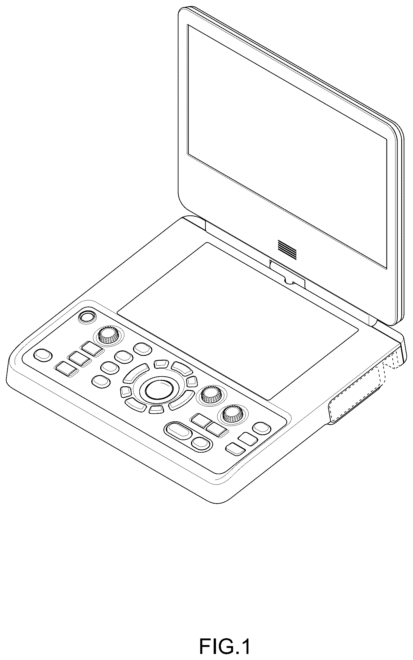 Patent USD1125550 Figure 1 – Ultrasound device