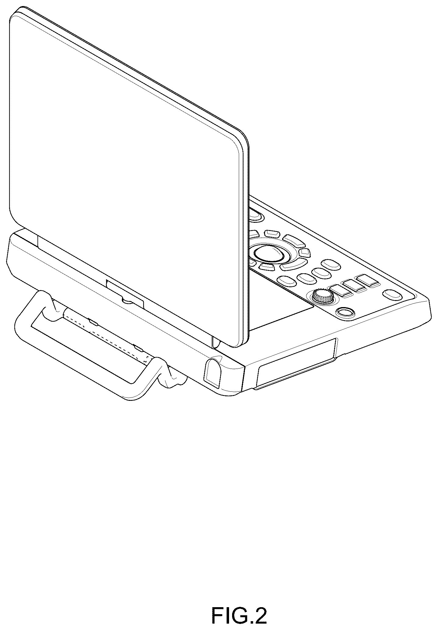 Patent USD1125550 Figure 2 – Ultrasound device