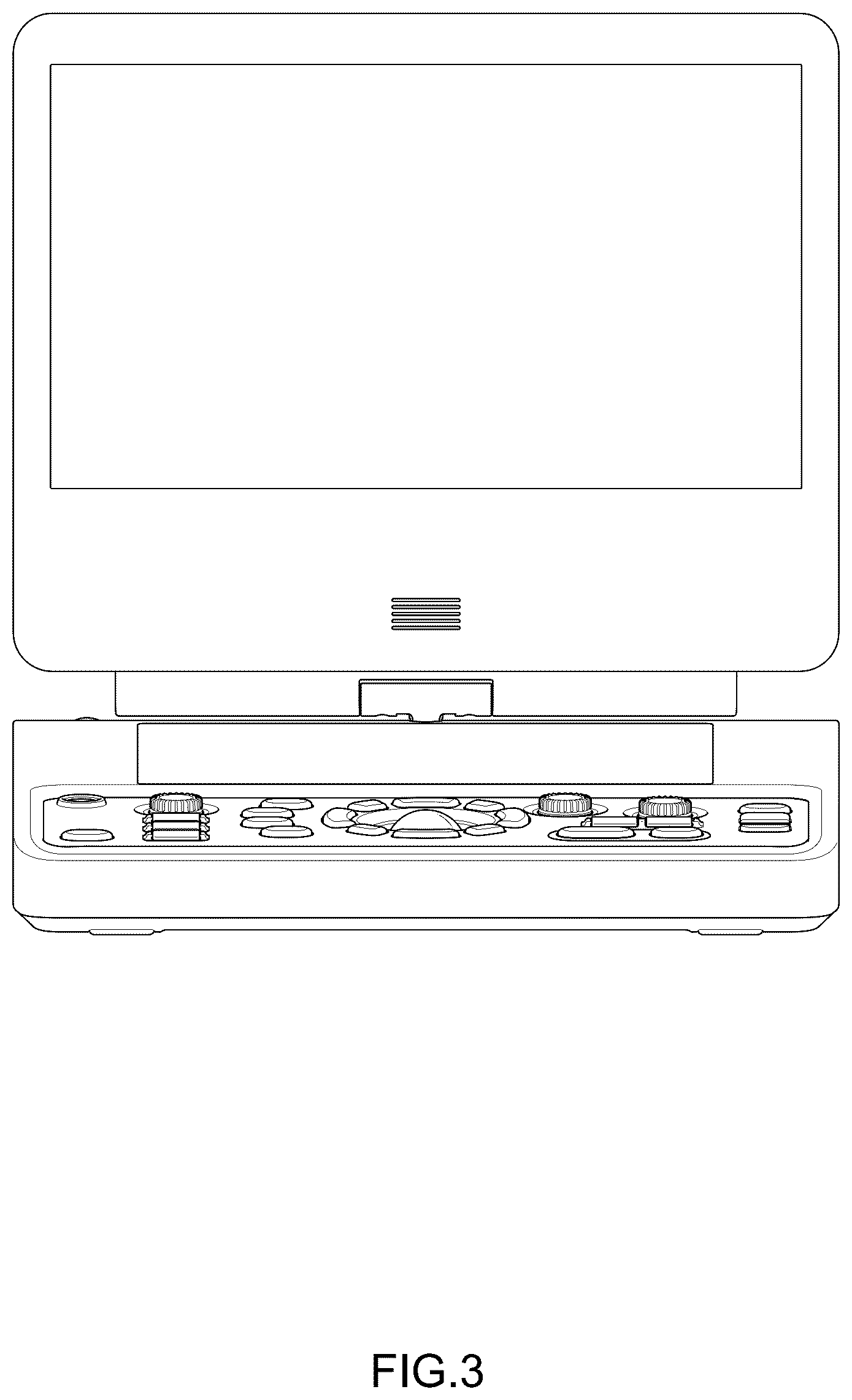 Patent USD1125550 Figure 3 – Ultrasound device