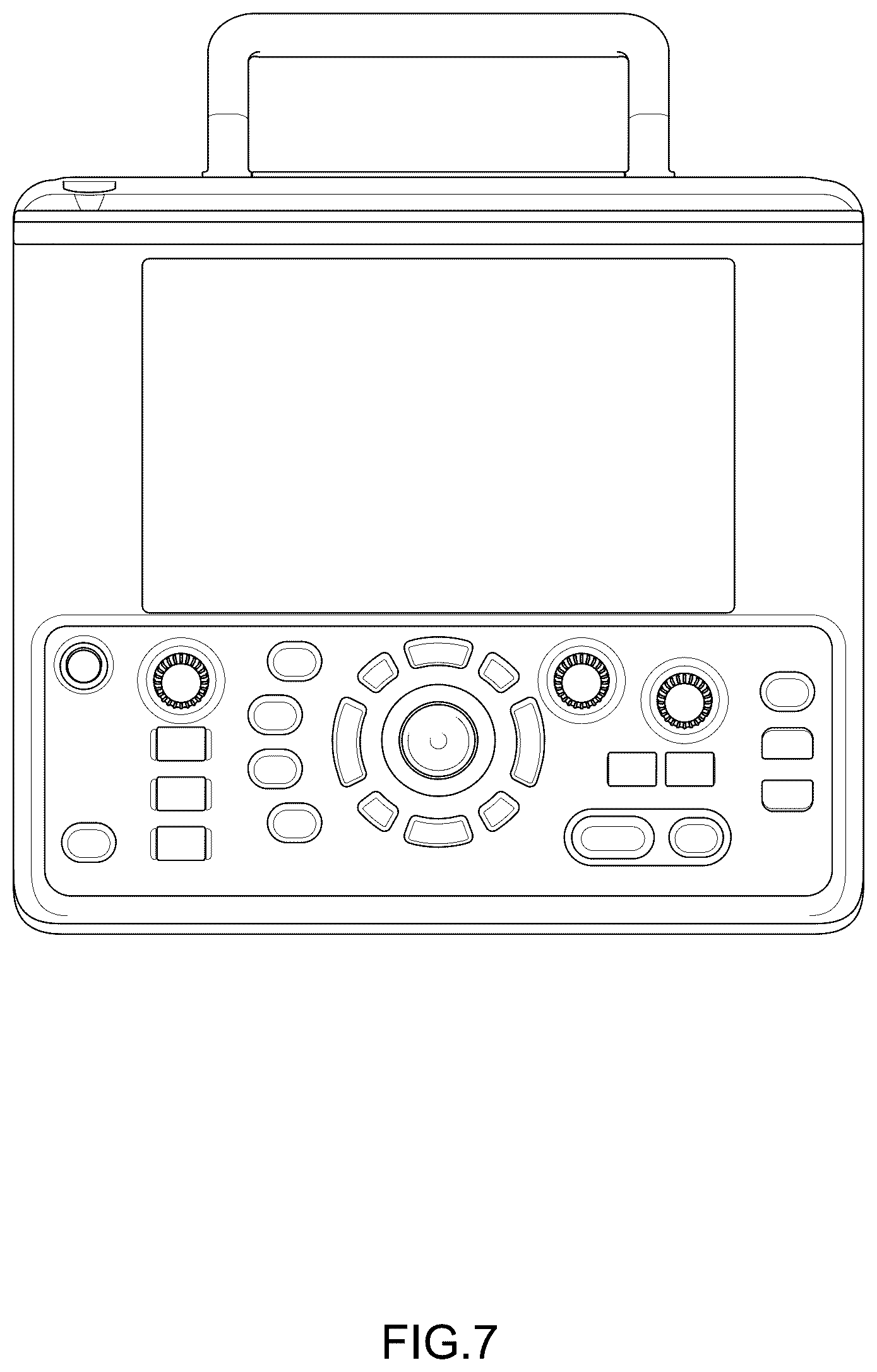 Patent USD1125550 Figure 7 – Ultrasound device