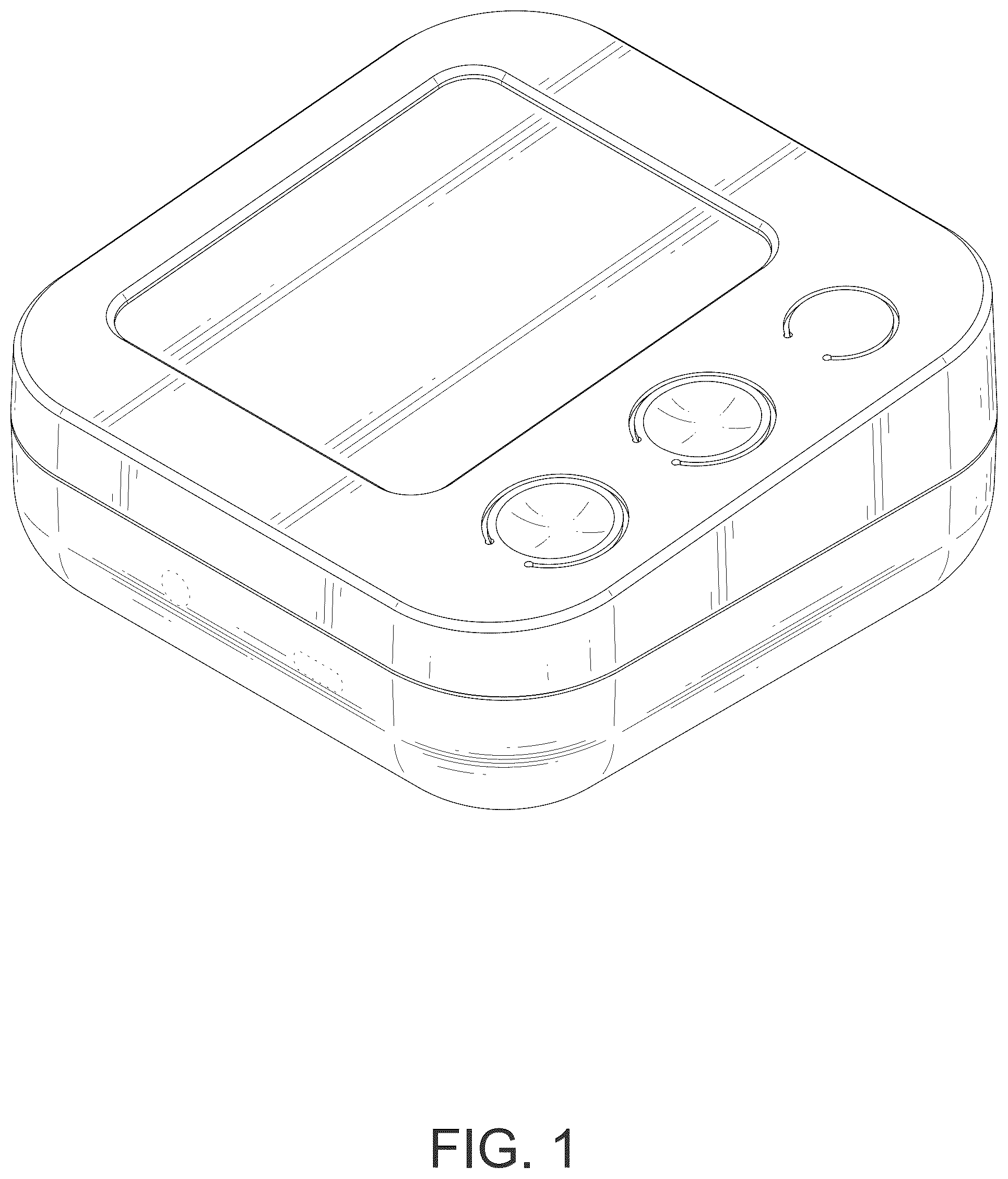 Patent USD1125552 Figure 1 – Arm blood pressure monitor