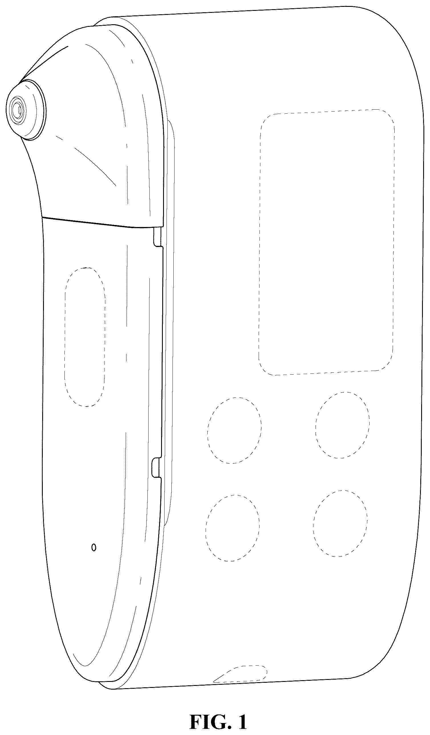 Patent USD1125553 — Laser lancing blood glucose meter — Figure 1