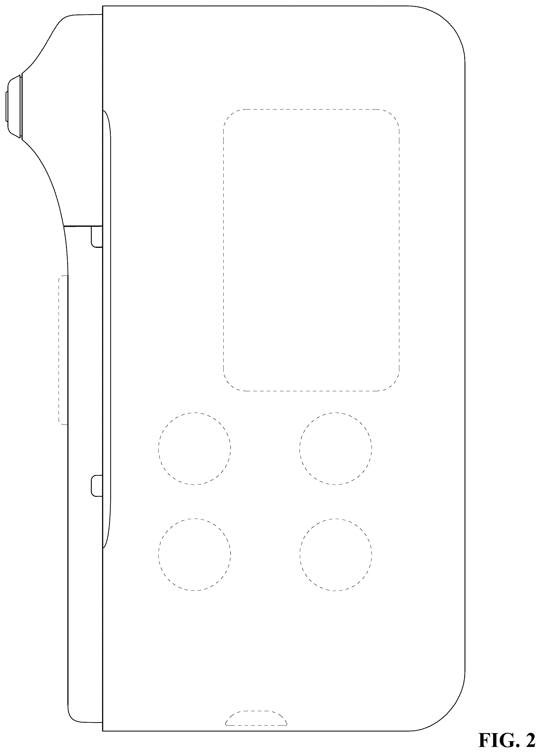 Patent USD1125553 Figure 2 – Laser lancing blood glucose meter