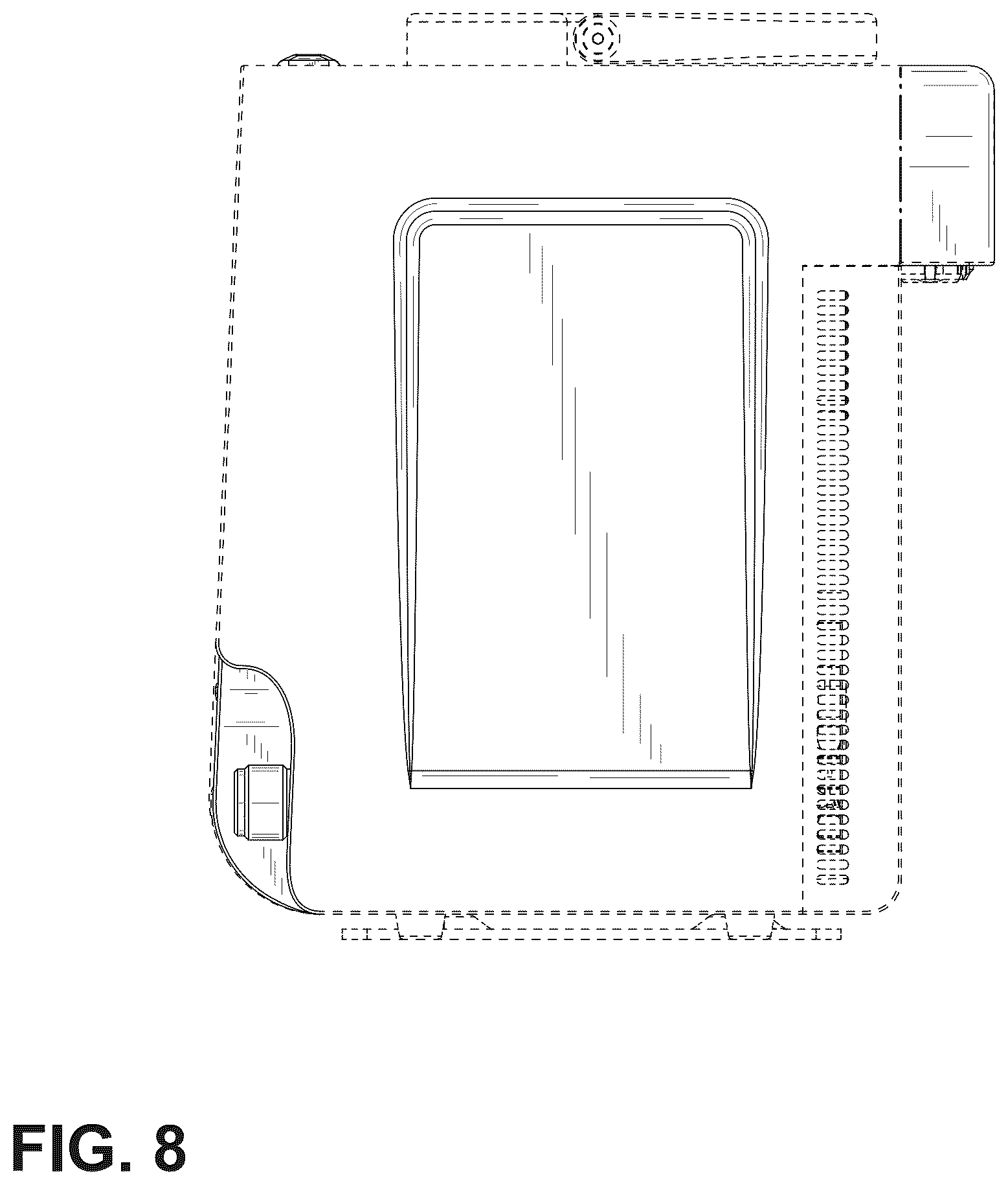 Patent USD1125554 Figure 8 – Console for an extracorporeal membrane oxygenation machine