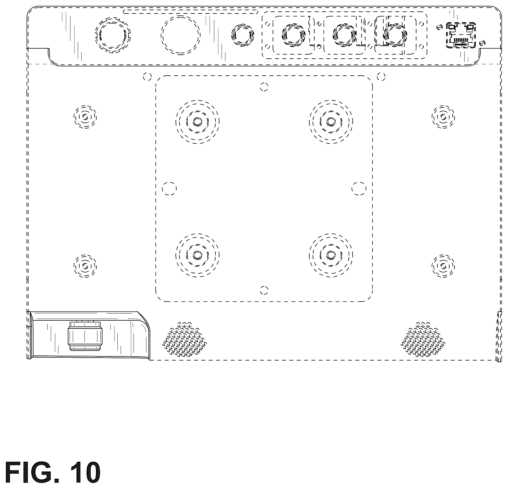 Patent USD1125554 Figure 10 – Console for an extracorporeal membrane oxygenation machine