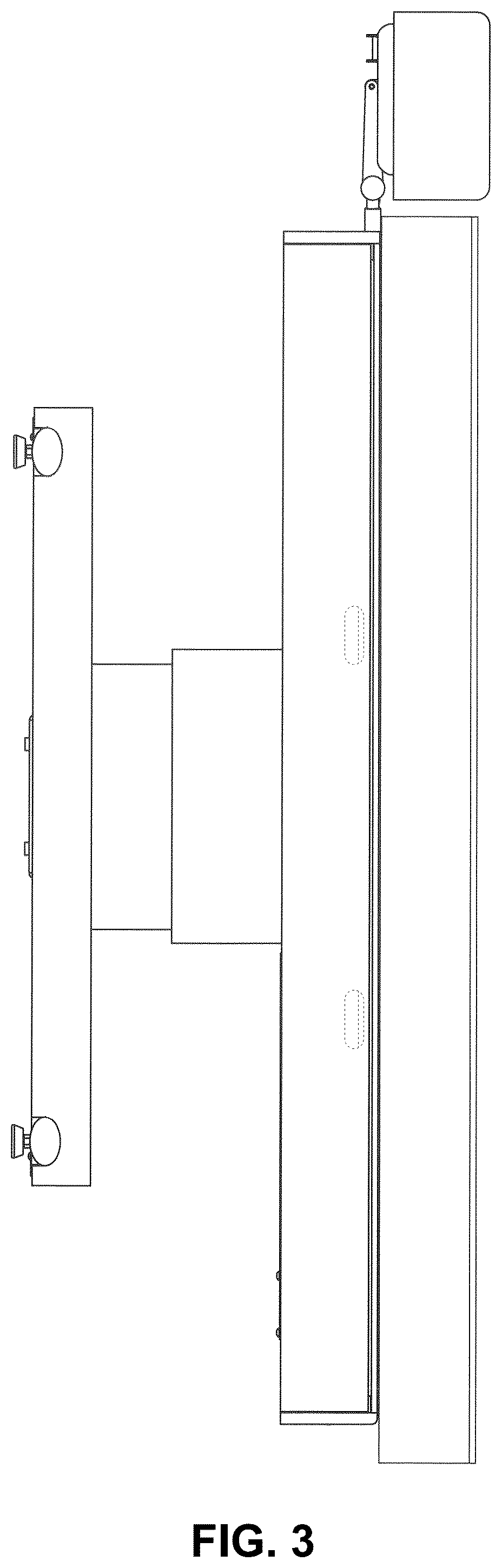 Patent USD1125556 Figure 3 – Massage table