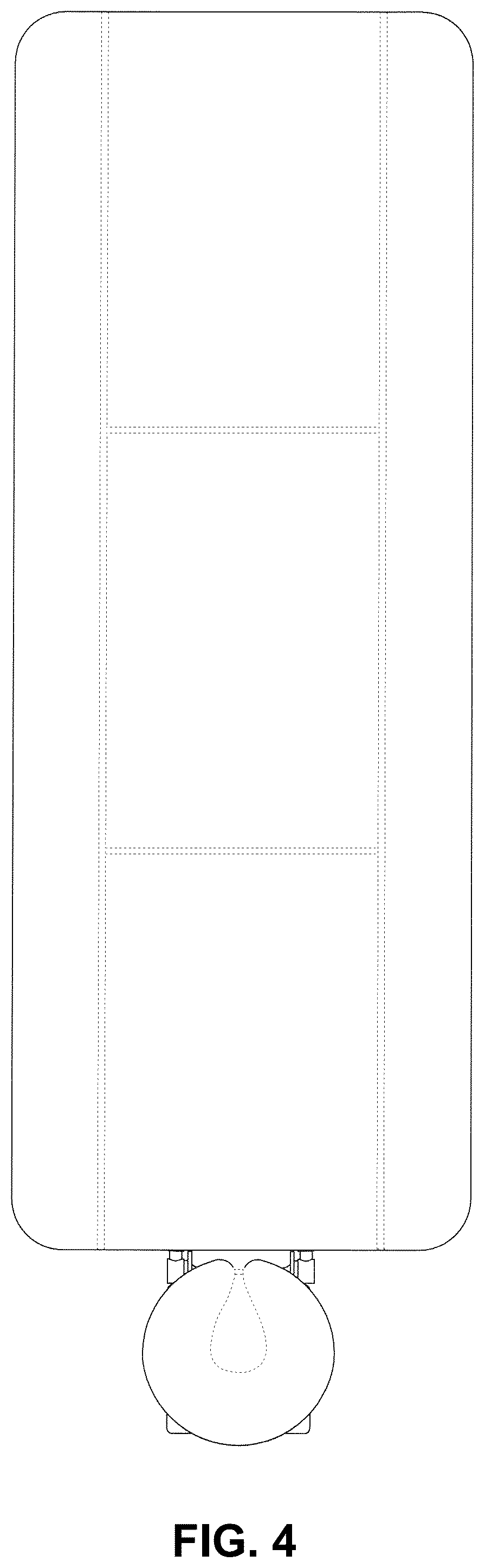 Patent USD1125556 Figure 4 – Massage table