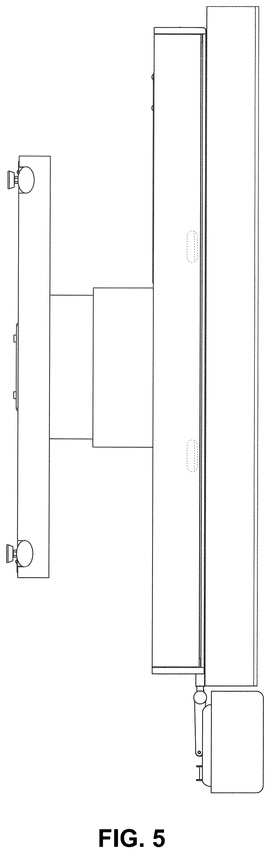 Patent USD1125556 Figure 5 – Massage table