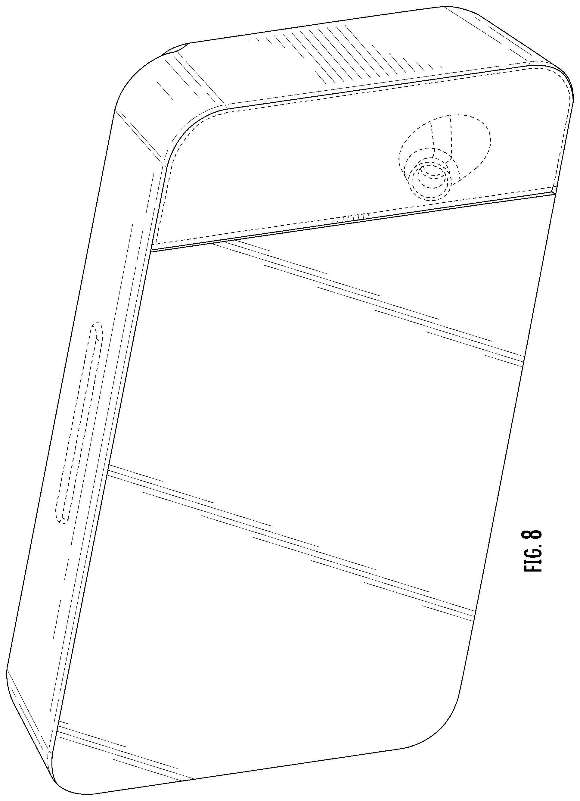 Patent USD1125557 Figure 8 – Patient monitor