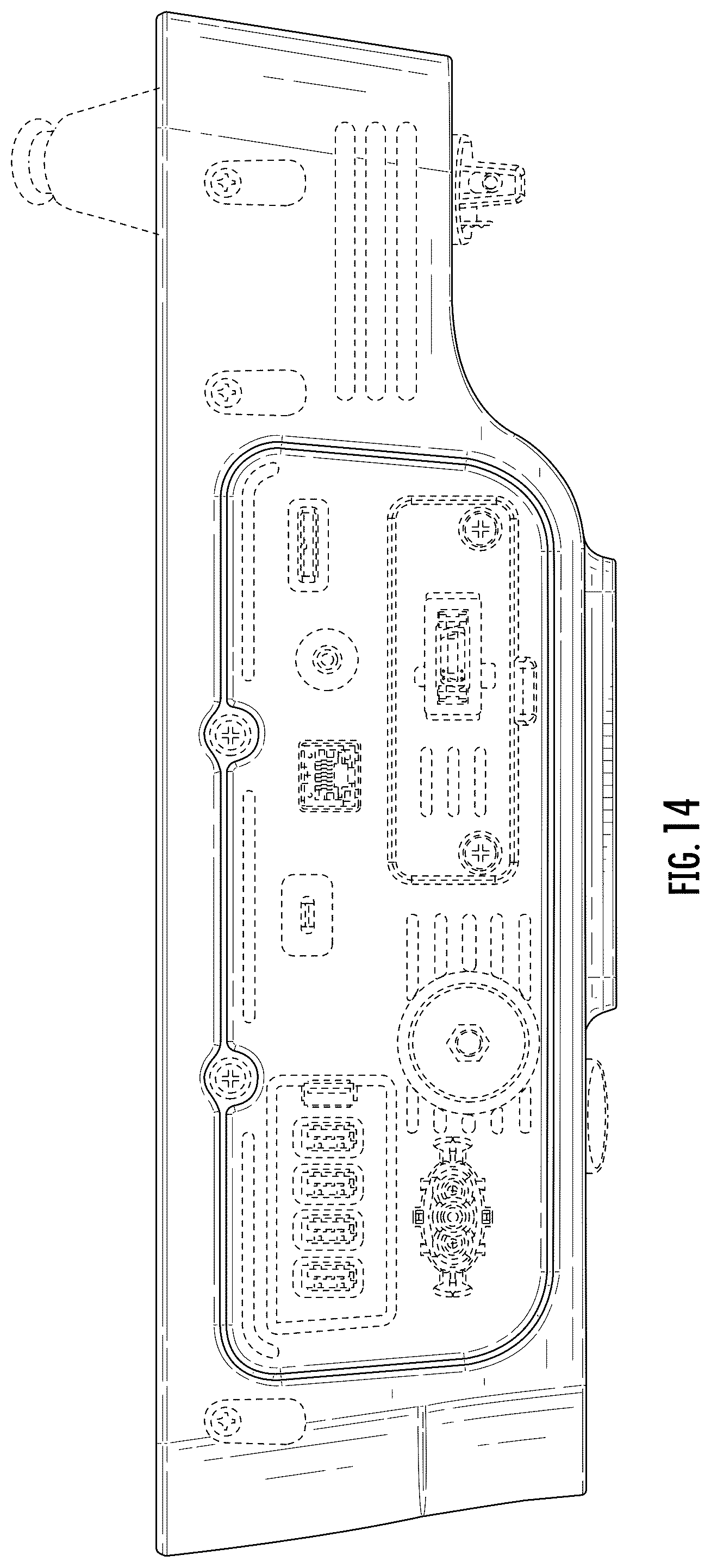 Patent USD1125557 Figure 14 – Patient monitor