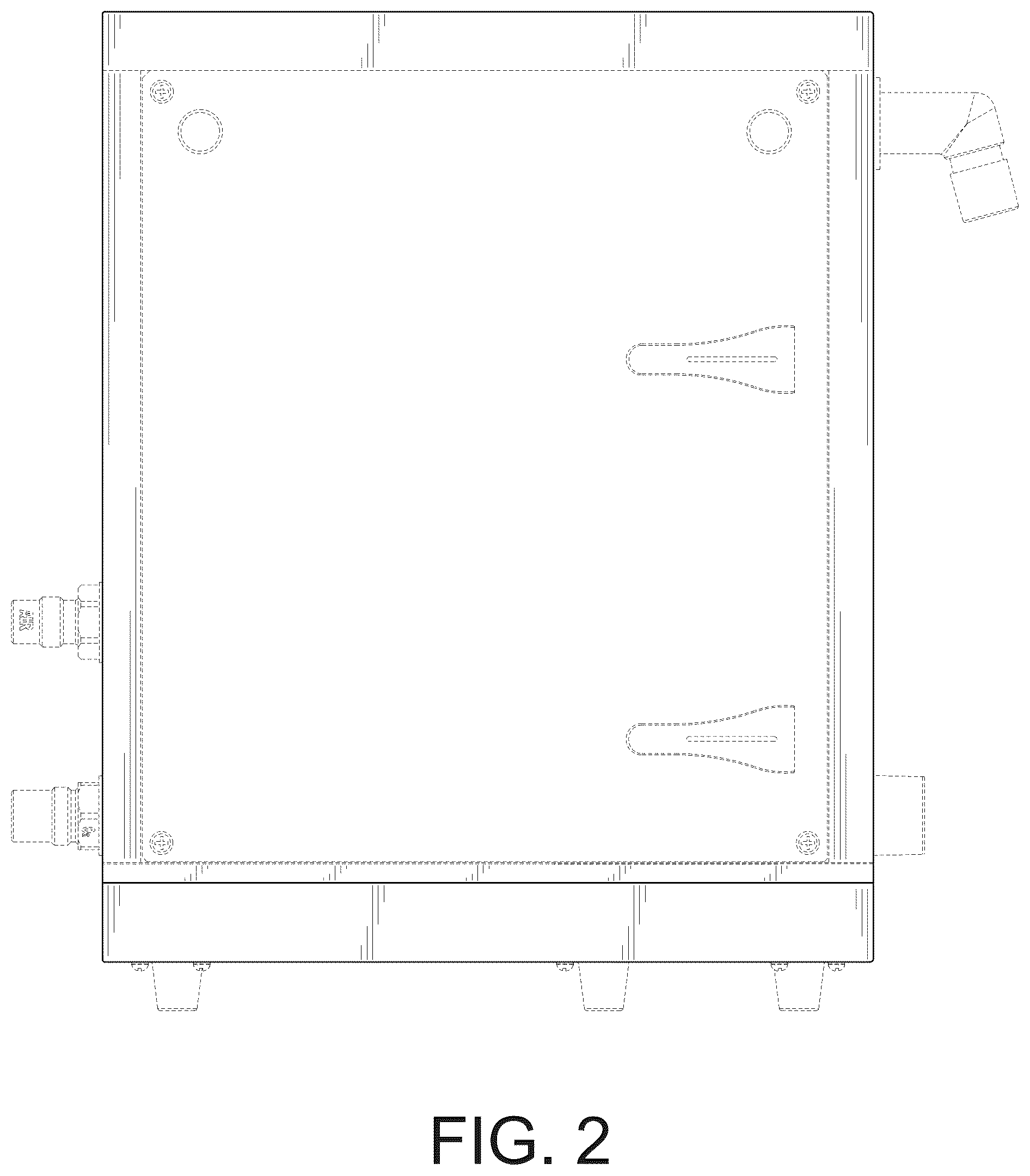 Patent USD1125558 Figure 2 – Shelf for a veterinary anesthesia machine
