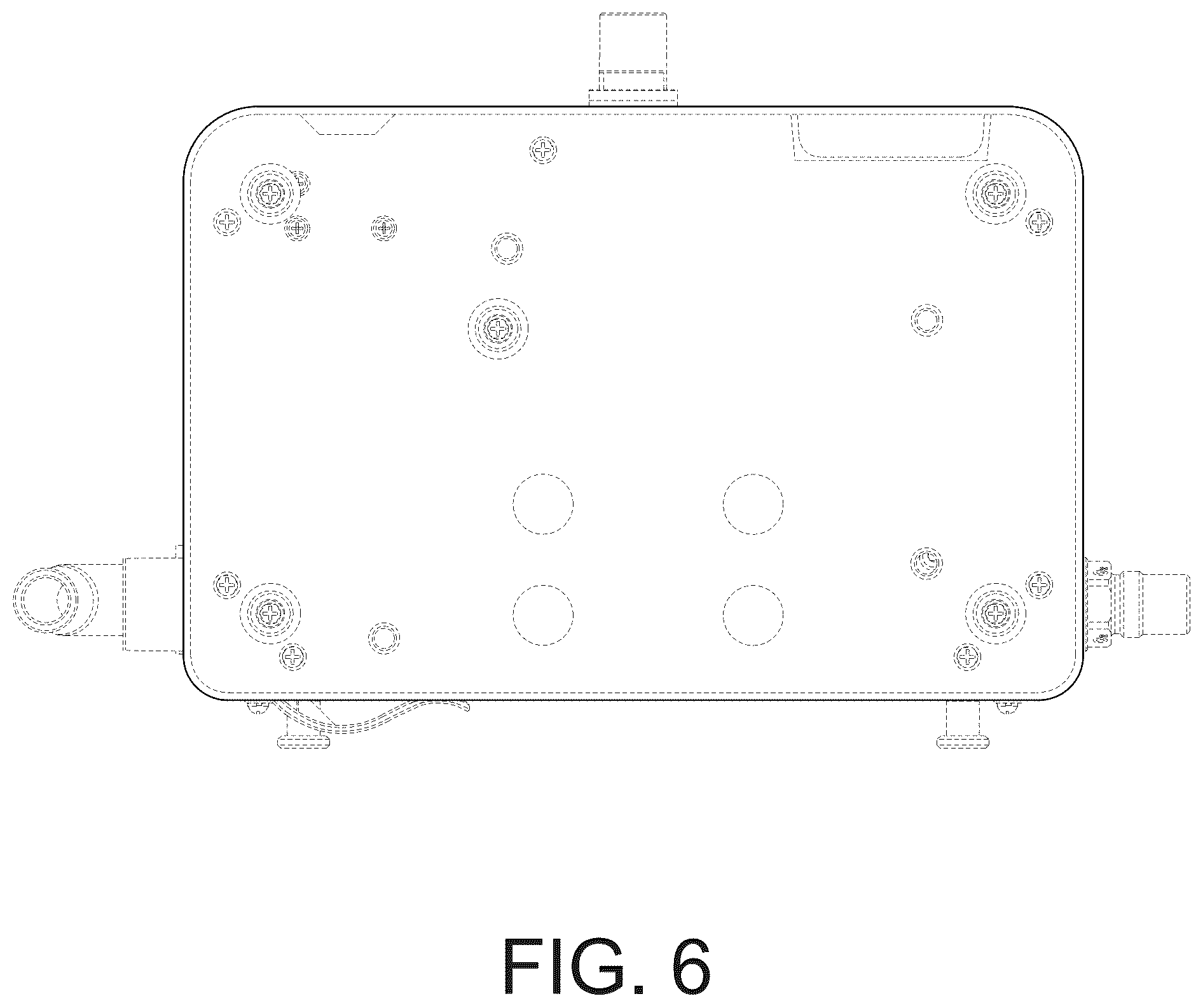 Patent USD1125558 Figure 6 – Shelf for a veterinary anesthesia machine