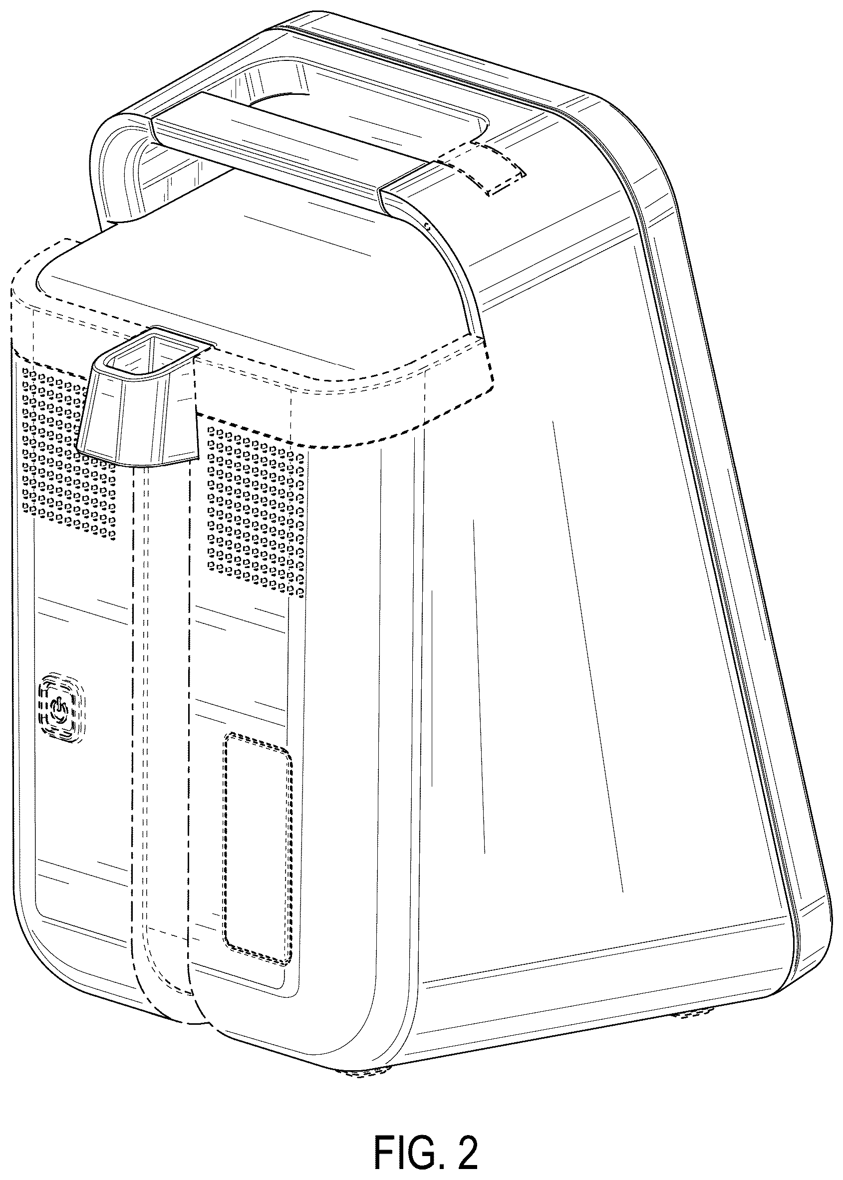 Patent USD1125559 Figure 2 – Console