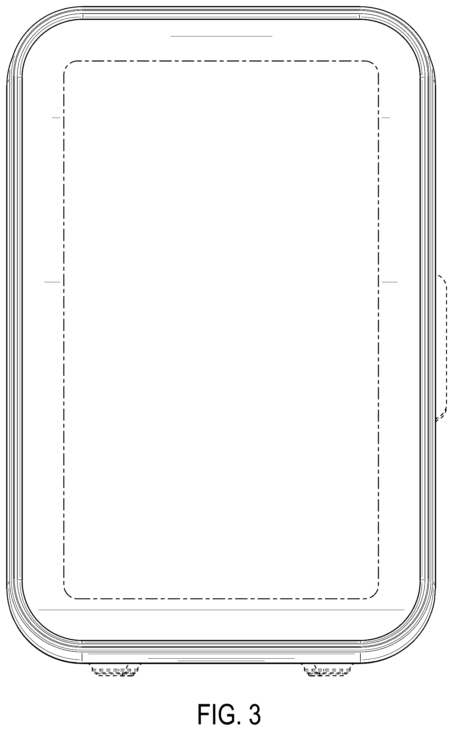 Patent USD1125559 Figure 3 – Console