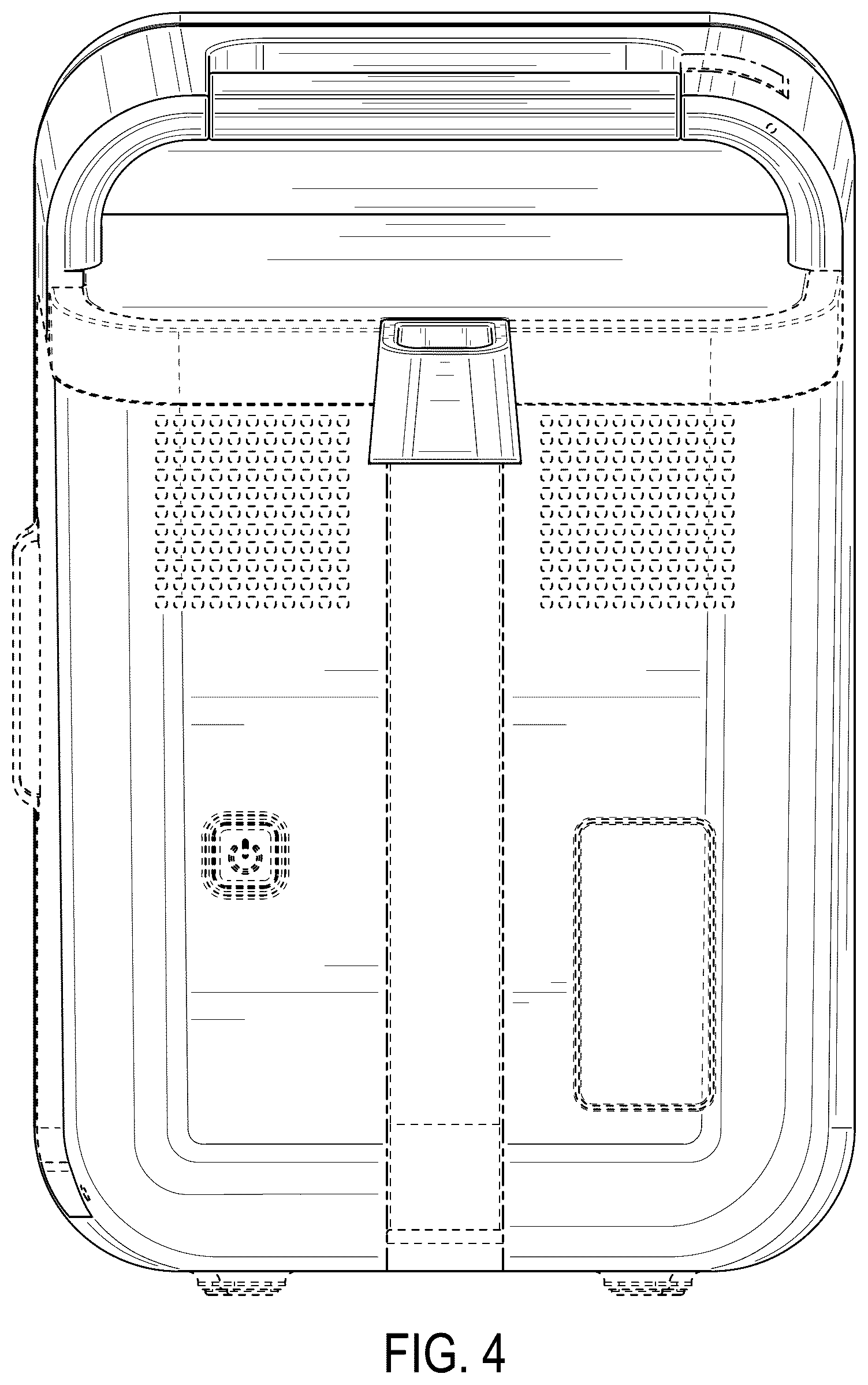 Patent USD1125559 Figure 4 – Console