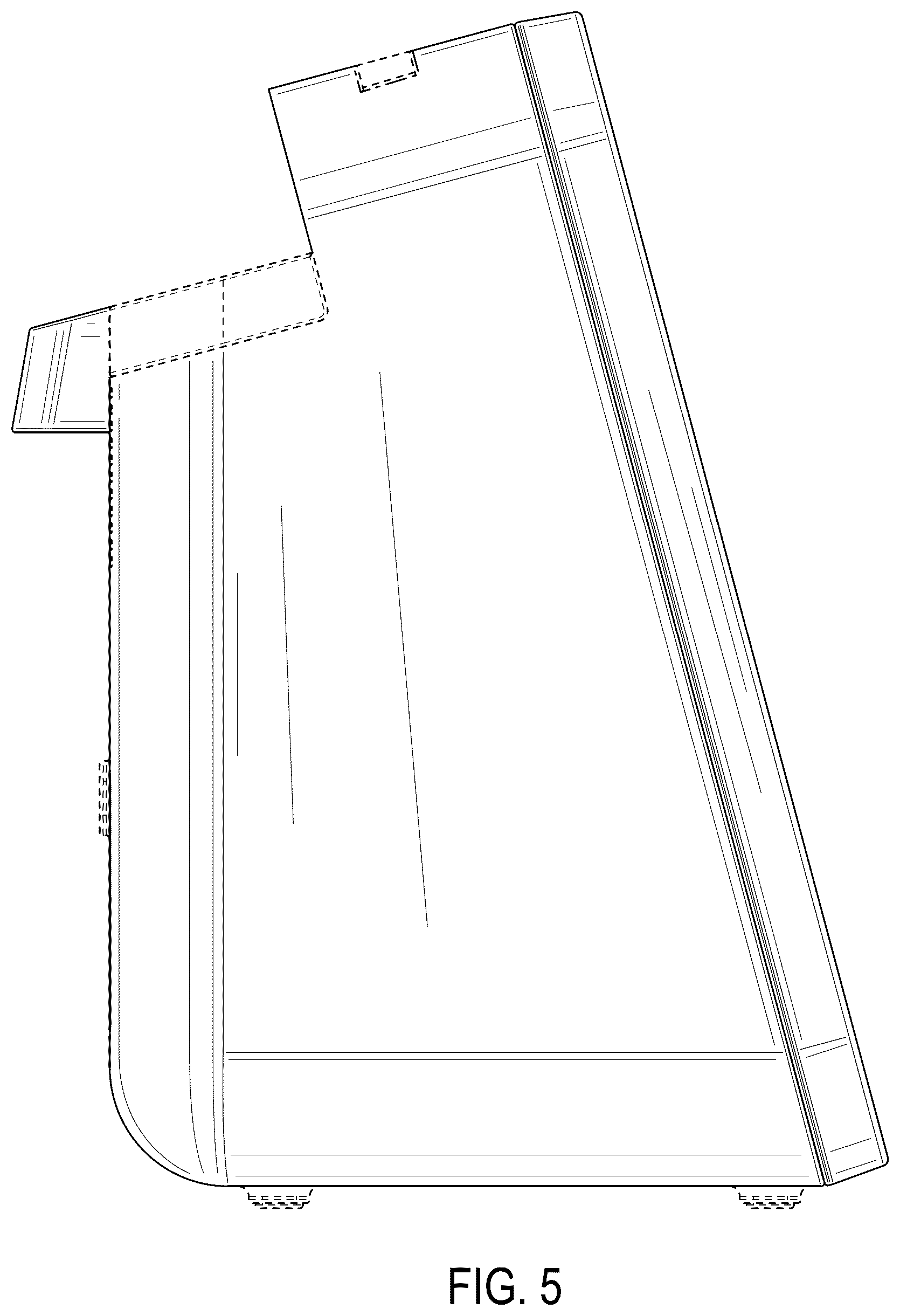 Patent USD1125559 Figure 5 – Console