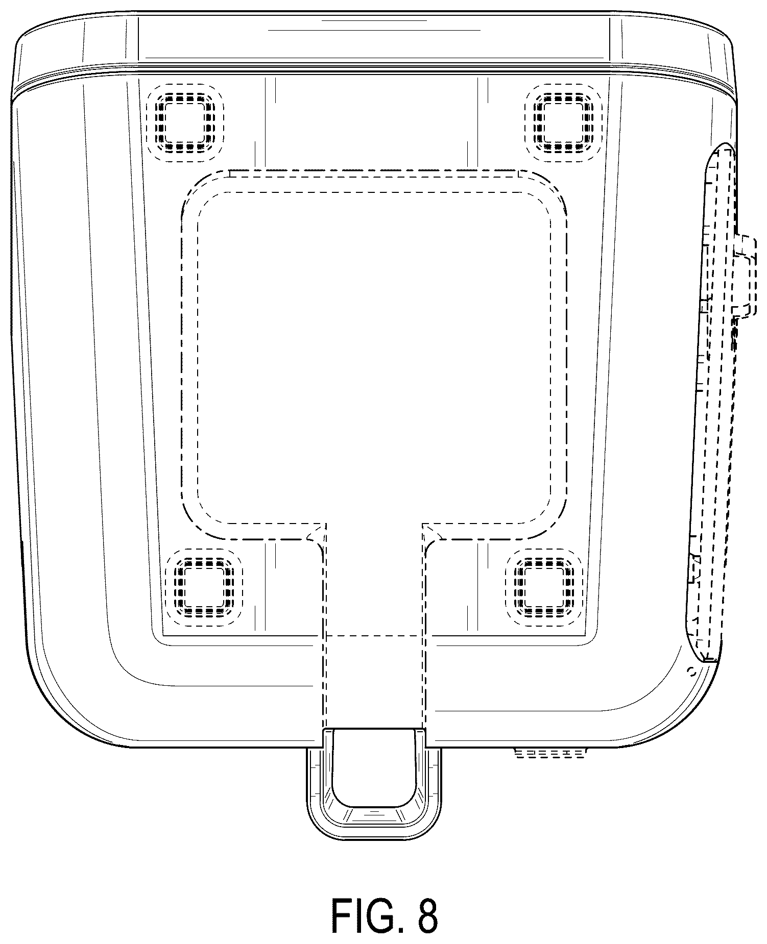 Patent USD1125559 Figure 8 – Console