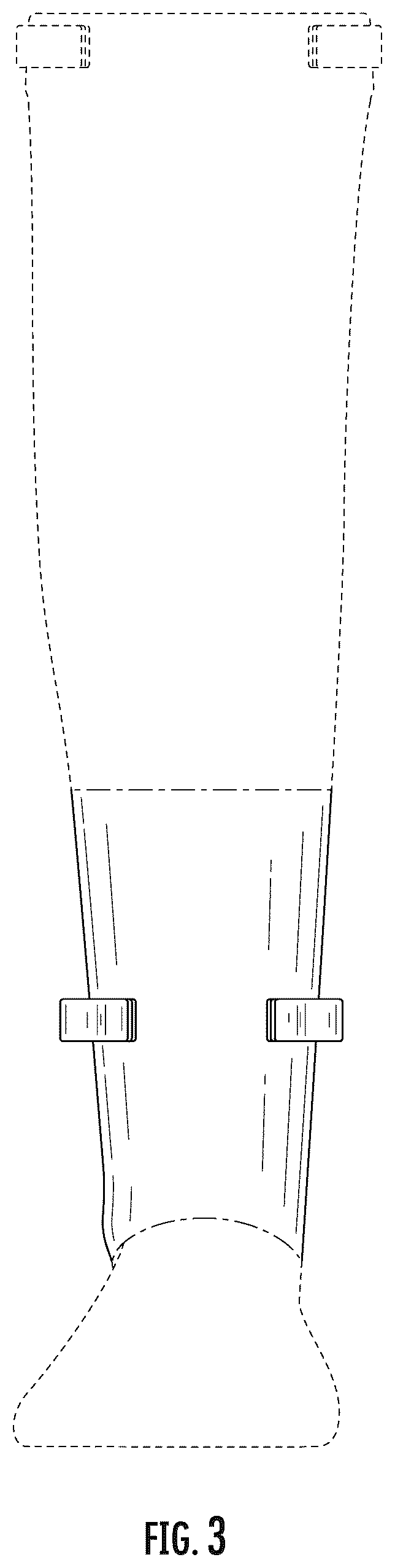 Patent USD1125561 Figure 3 – Compression stocking