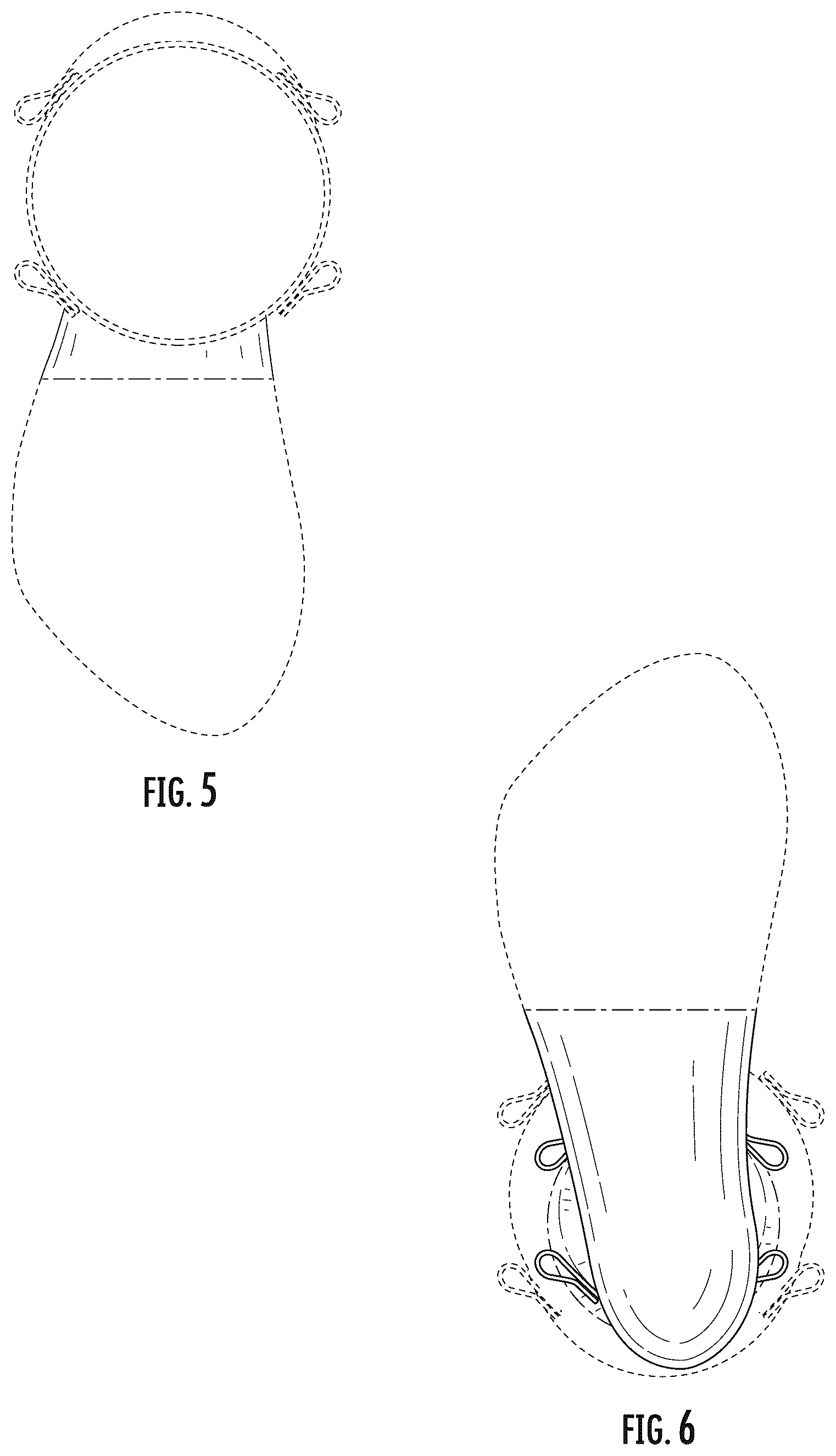 Patent USD1125561 Figure 5 – Compression stocking