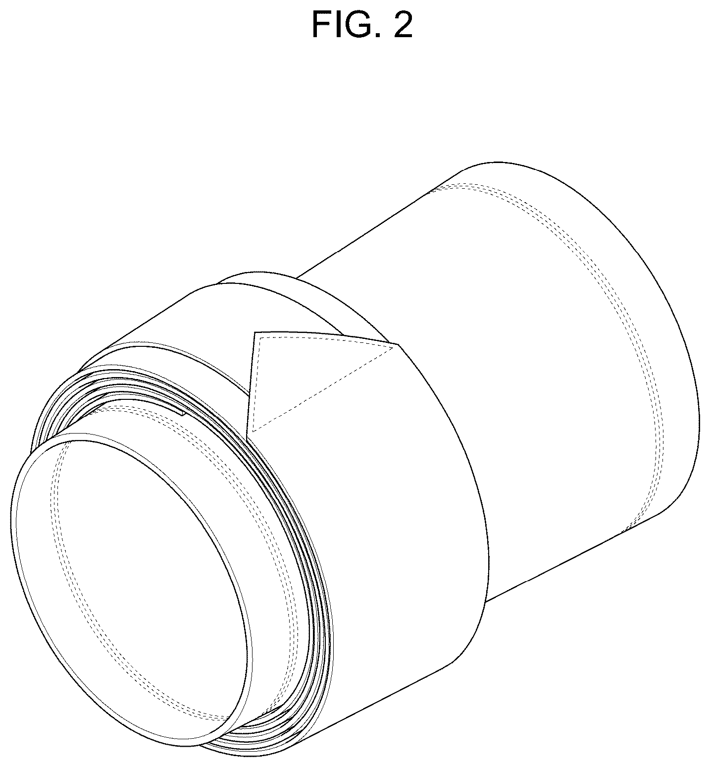 Patent USD1125565 Figure 2 – Compression sleeve having strap