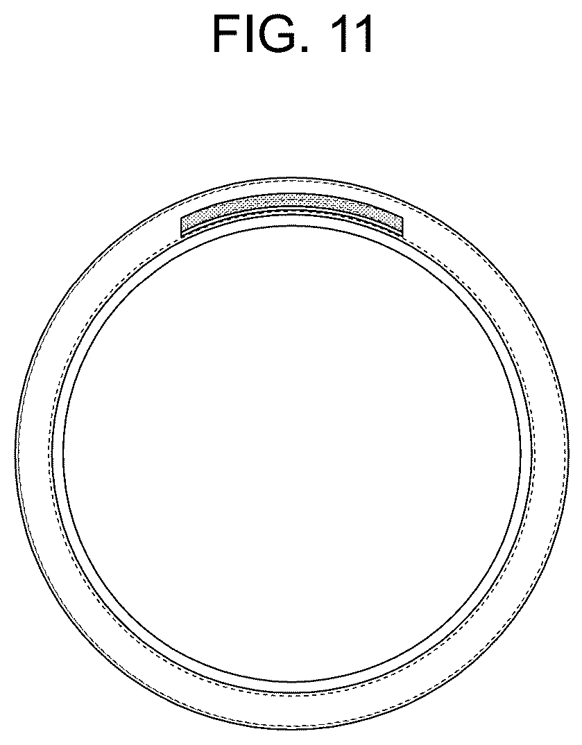 Patent USD1125565 Figure 11 – Compression sleeve having strap