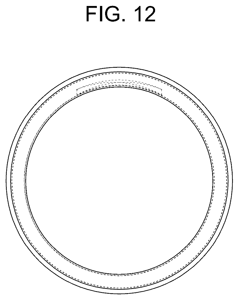 Patent USD1125565 Figure 12 – Compression sleeve having strap