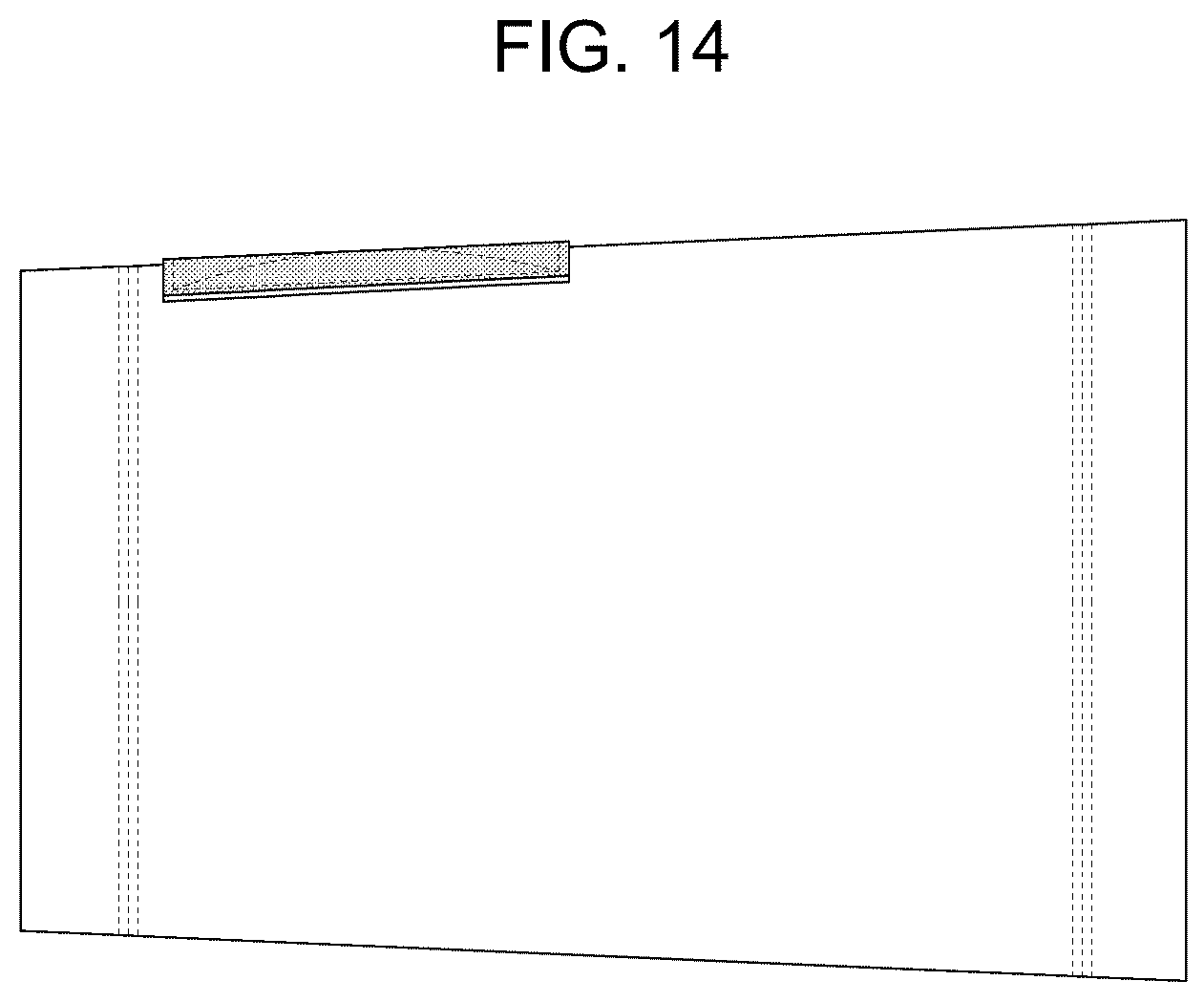 Patent USD1125565 Figure 14 – Compression sleeve having strap