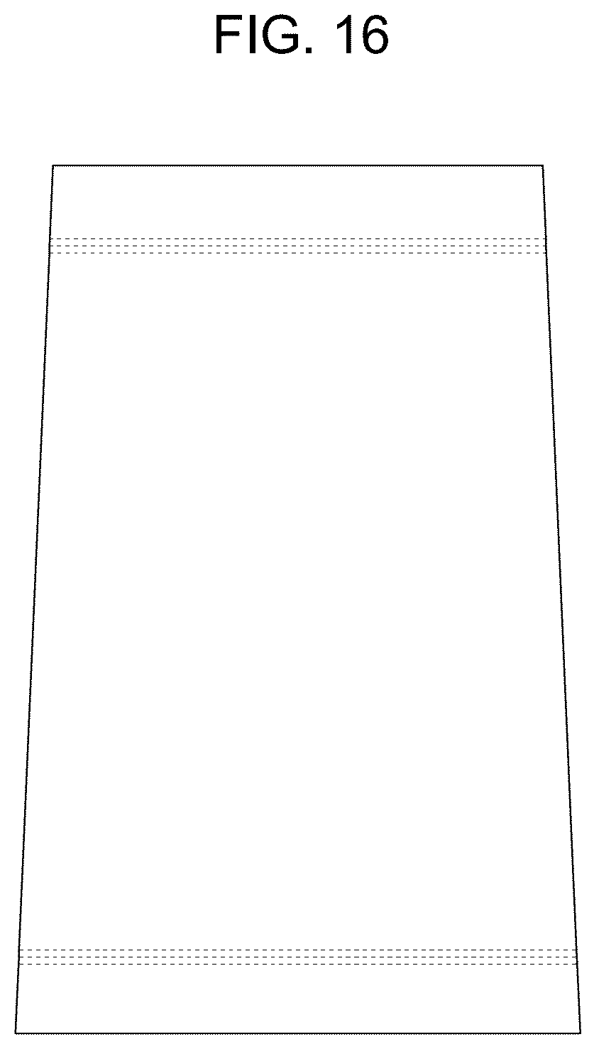 Patent USD1125565 Figure 16 – Compression sleeve having strap