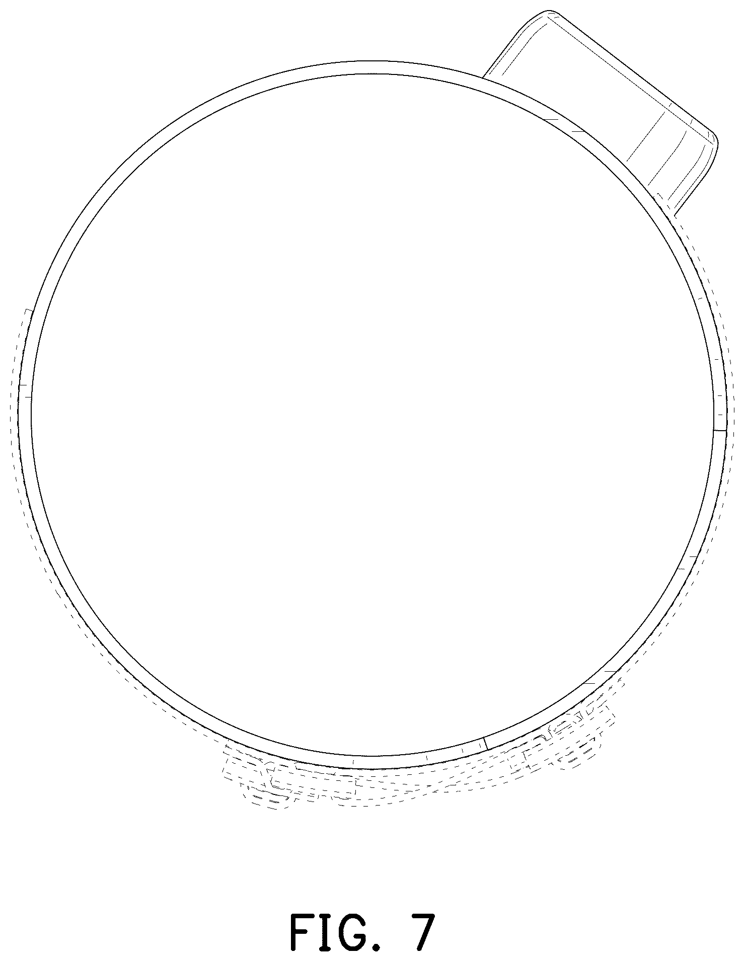 Patent USD1125567 Figure 7 – Knee support