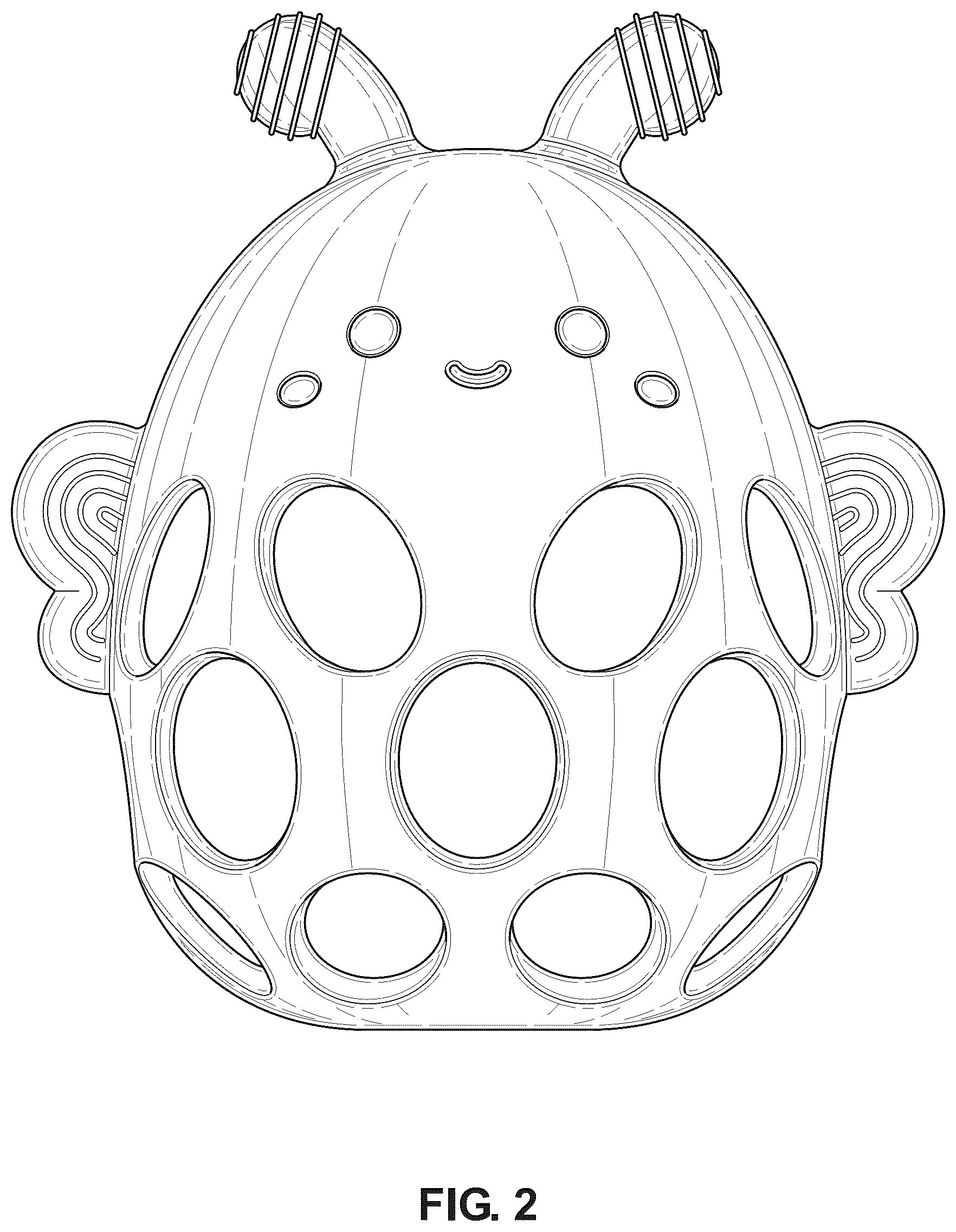 Patent USD1125568 Figure 2 – Infant teether