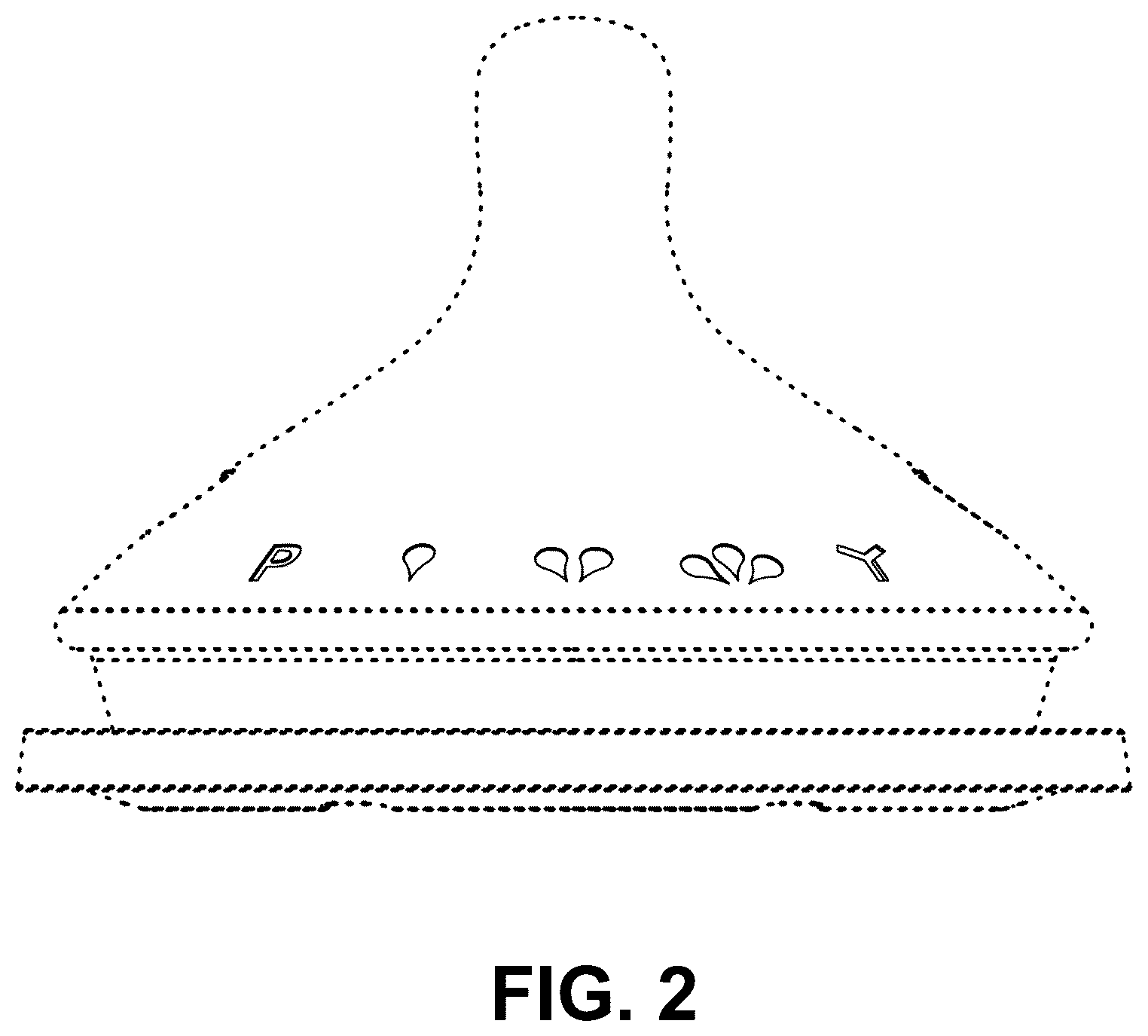 Patent USD1125569 Figure 2 – Teat for baby bottle with flow indicators