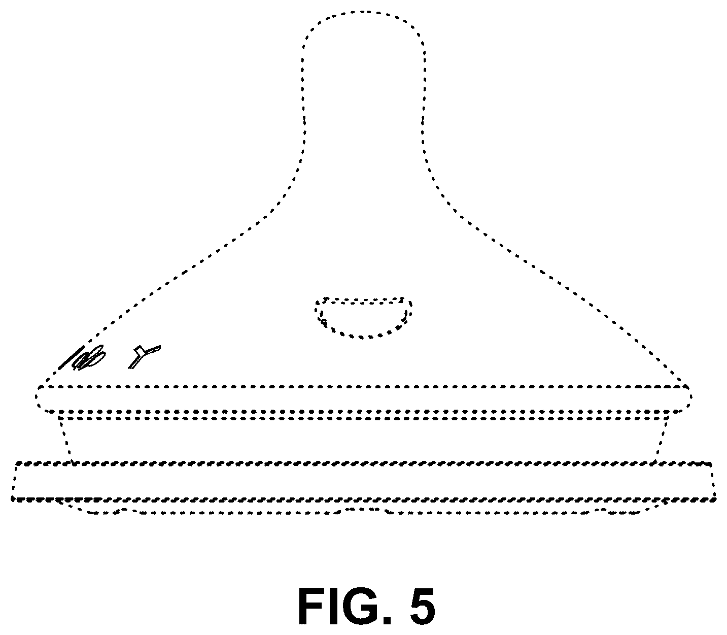 Patent USD1125569 Figure 5 – Teat for baby bottle with flow indicators