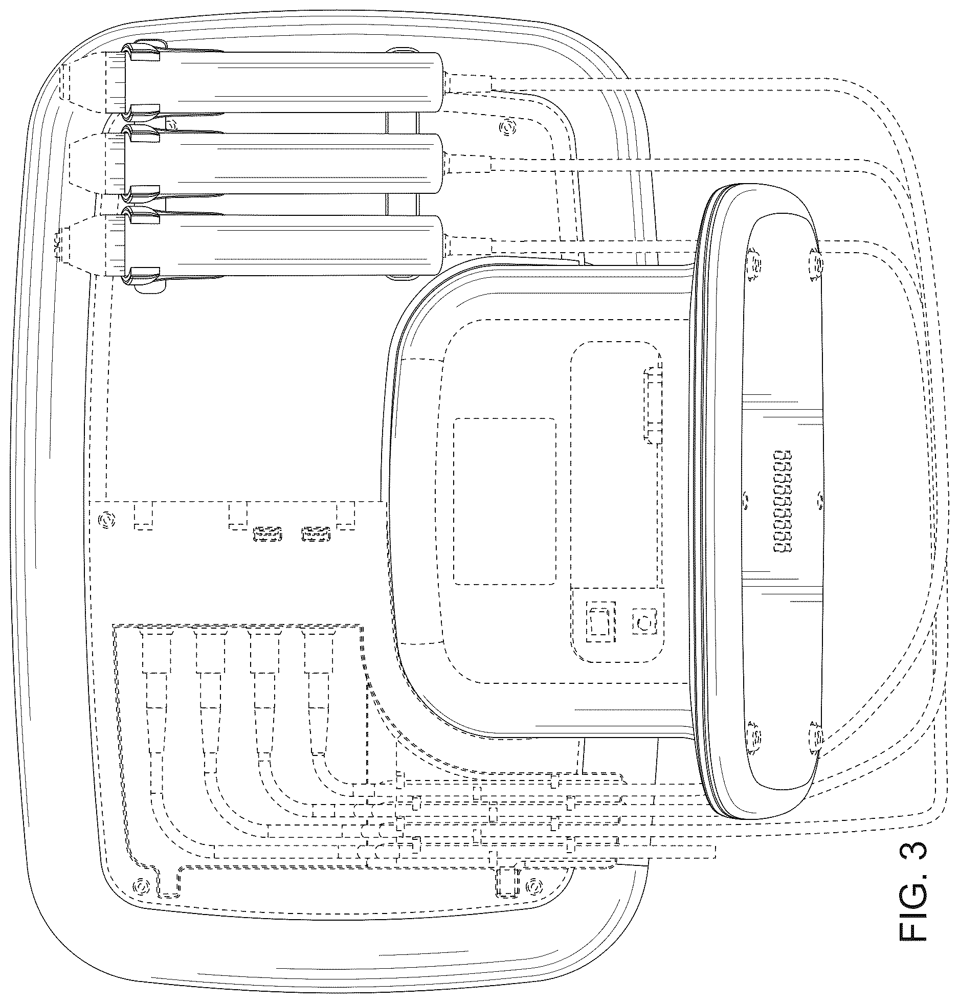 Patent USD1125571 Figure 3 – Skin treatment device