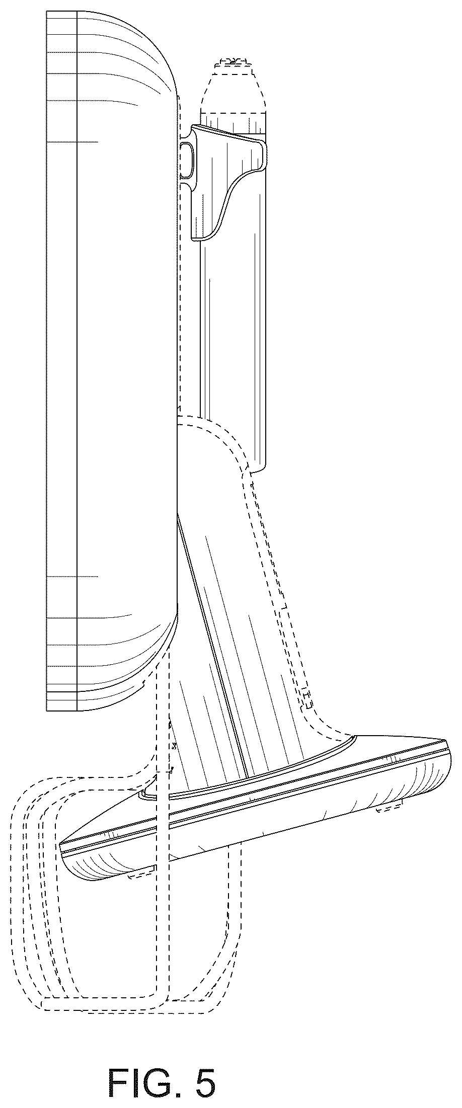 Patent USD1125571 Figure 5 – Skin treatment device