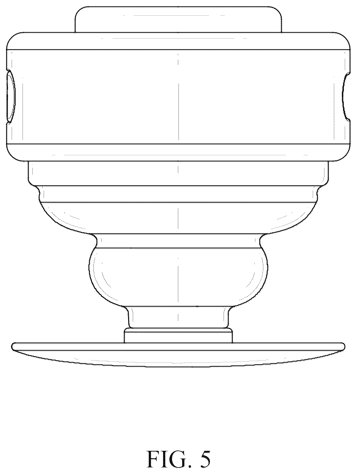 Patent USD1125572 Figure 5 – Skin therapy device