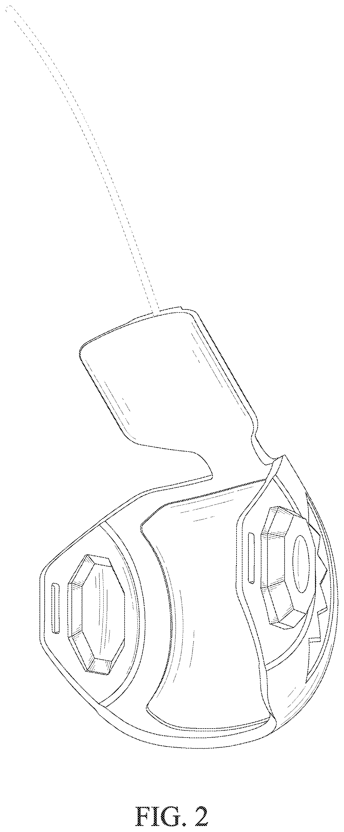 Patent USD1125573 Figure 2 – Physiotherapy instrument