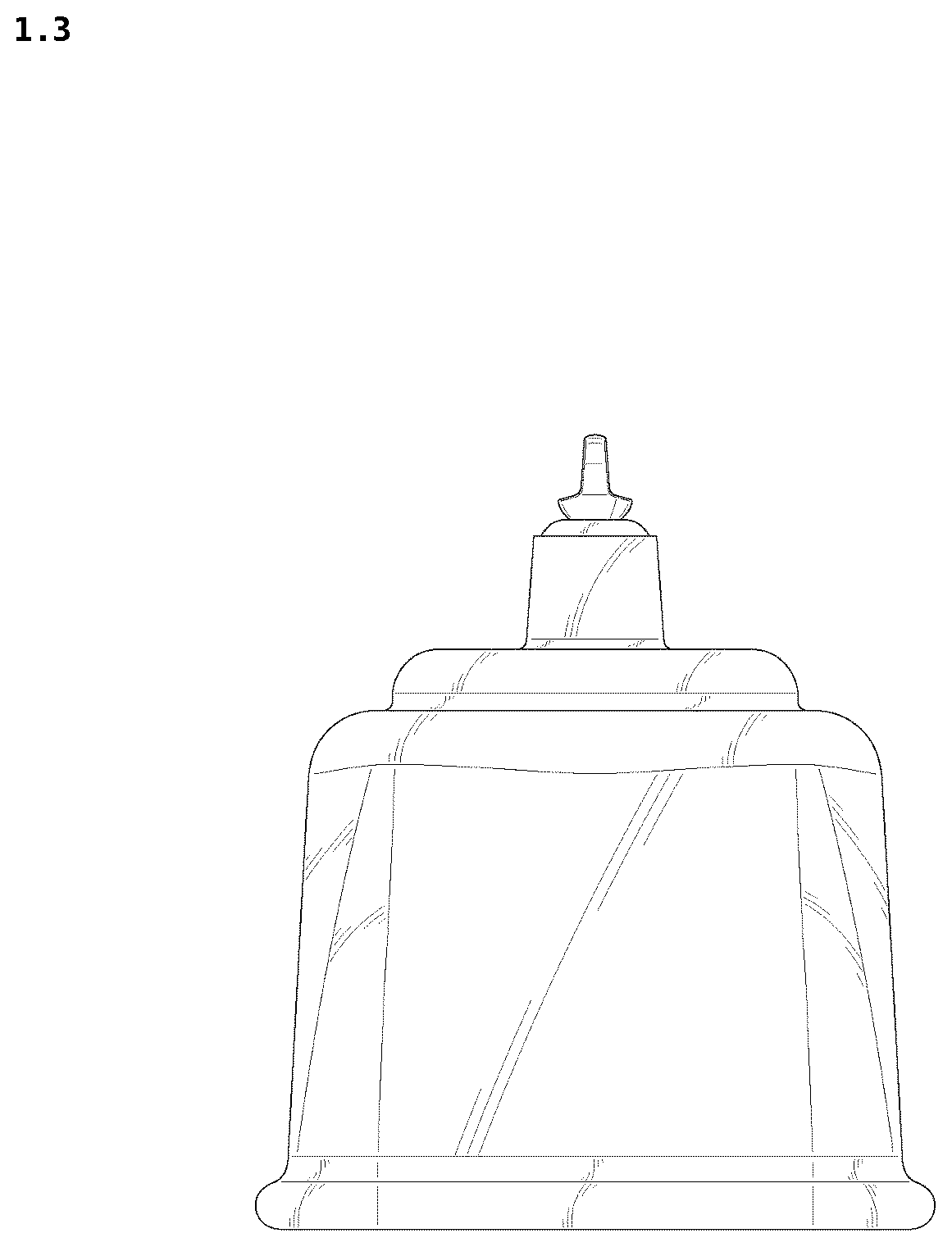 Patent USD1125575 Figure 3 – Suction device for use in manual therapy