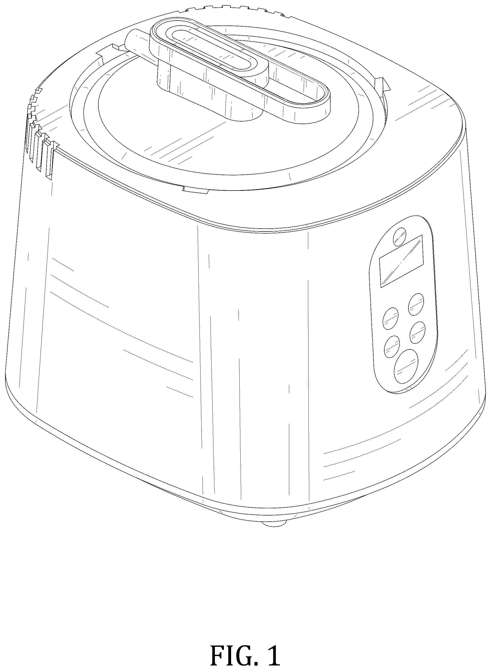 Patent USD1125576 — Portable sauna steamer — Figure 1