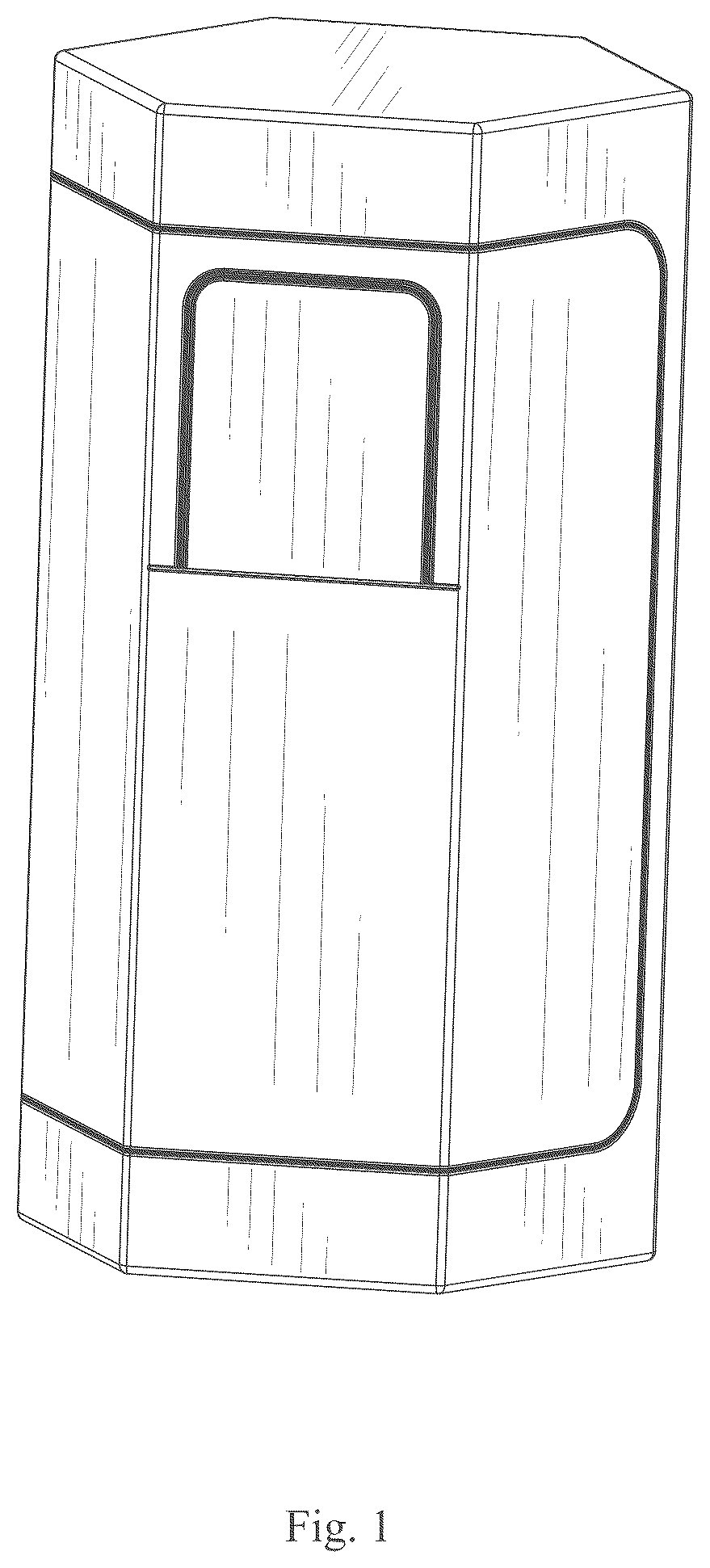 Patent USD1125577 — Sauna box — Figure 1
