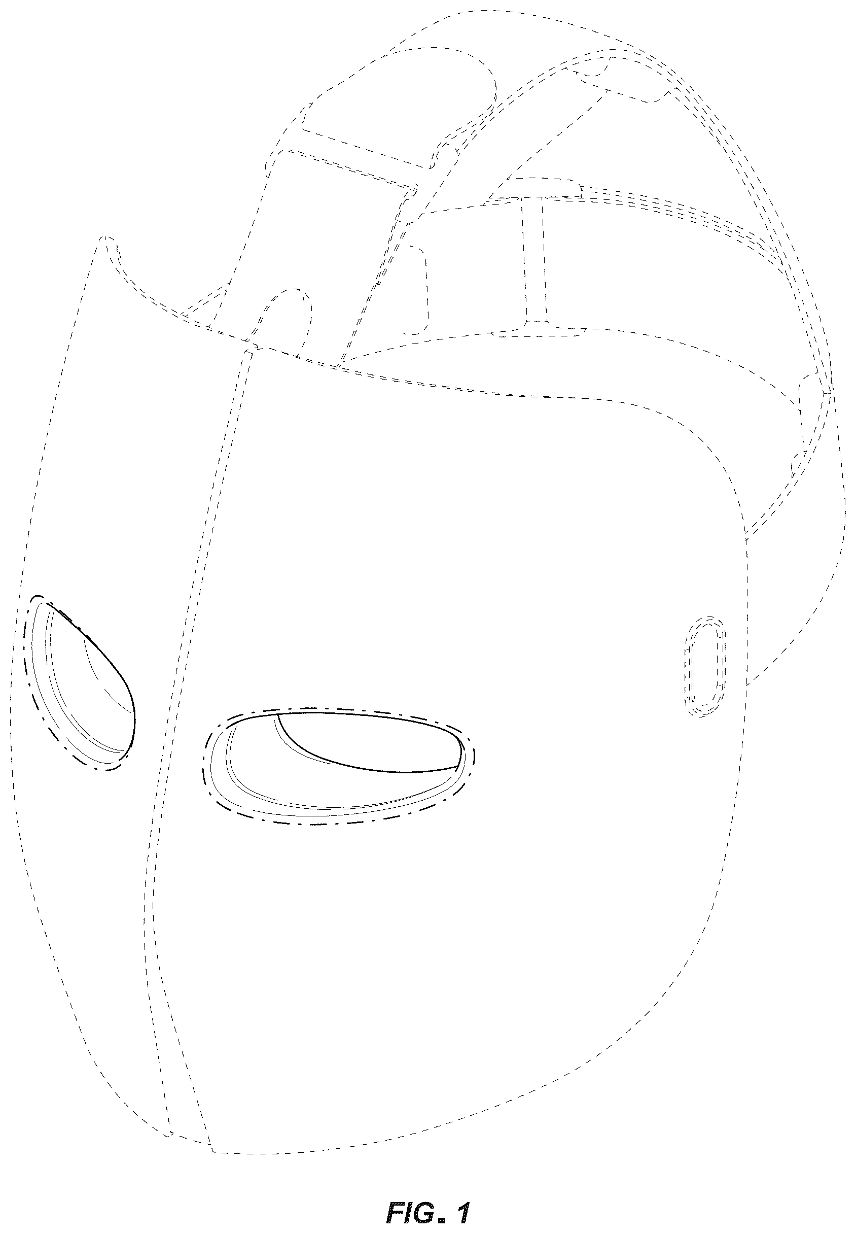 Patent USD1125581 Figure 1 – Mask